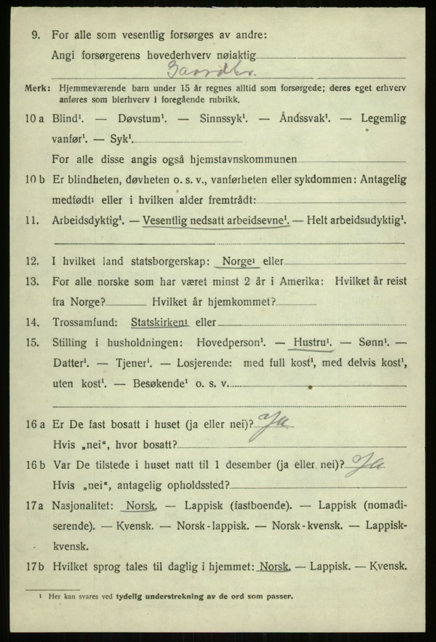 SATØ, Folketelling 1920 for 1934 Tromsøysund herred, 1920, s. 4941