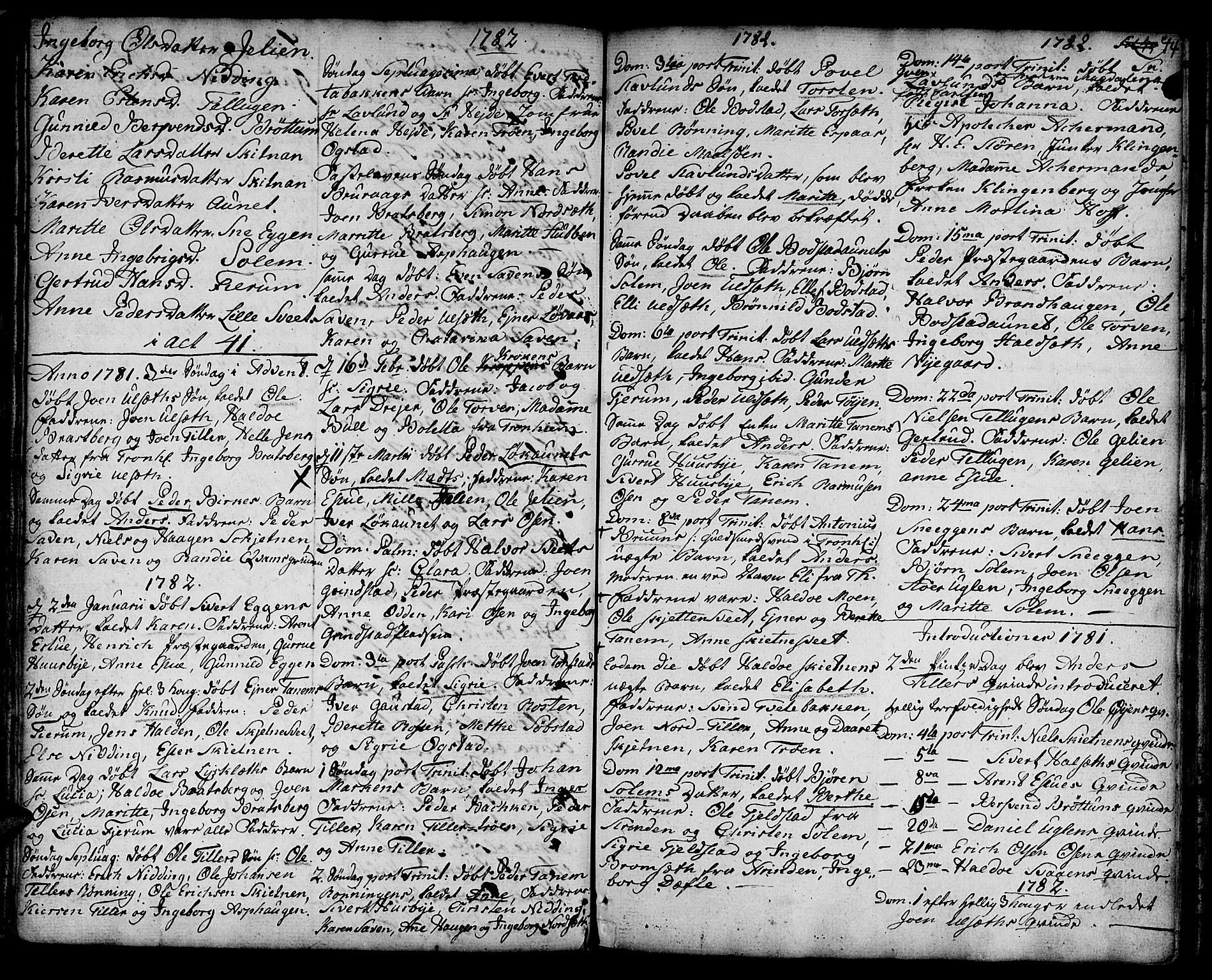 Ministerialprotokoller, klokkerbøker og fødselsregistre - Sør-Trøndelag, AV/SAT-A-1456/618/L0437: Ministerialbok nr. 618A02, 1749-1782, s. 44