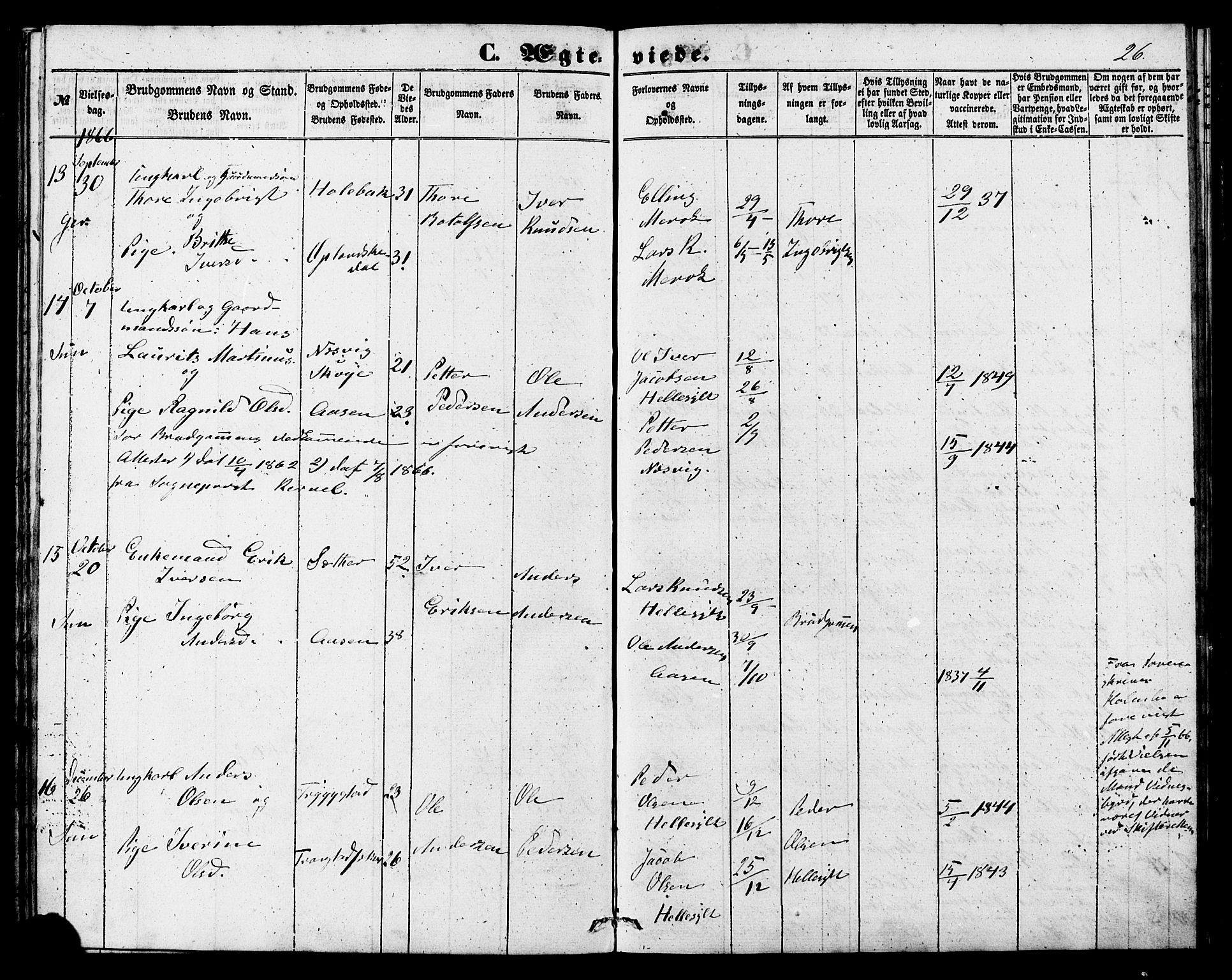 Ministerialprotokoller, klokkerbøker og fødselsregistre - Møre og Romsdal, AV/SAT-A-1454/517/L0224: Ministerialbok nr. 517A04, 1853-1880, s. 26