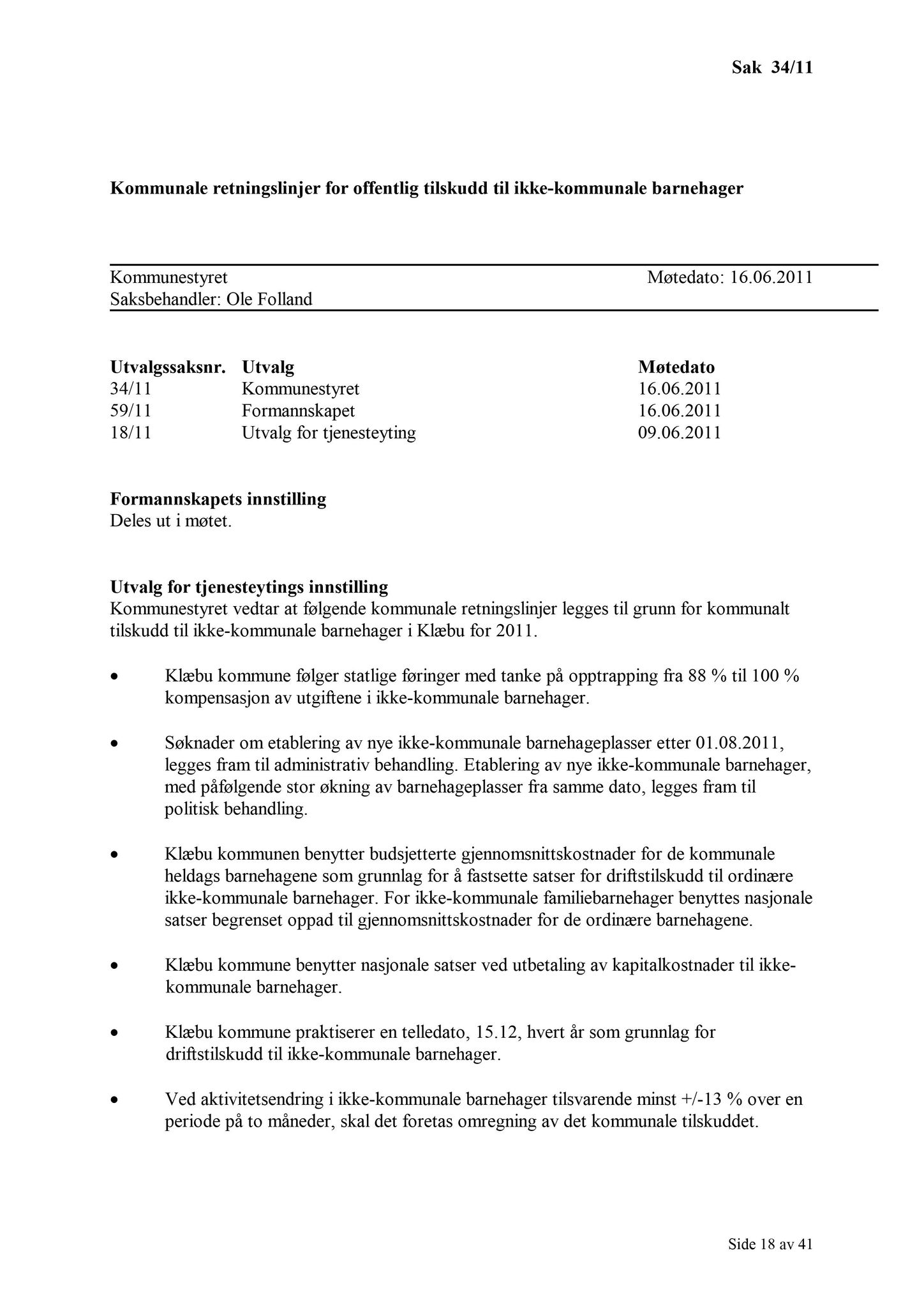 Klæbu Kommune, TRKO/KK/01-KS/L004: Kommunestyret - Møtedokumenter, 2011, s. 1280