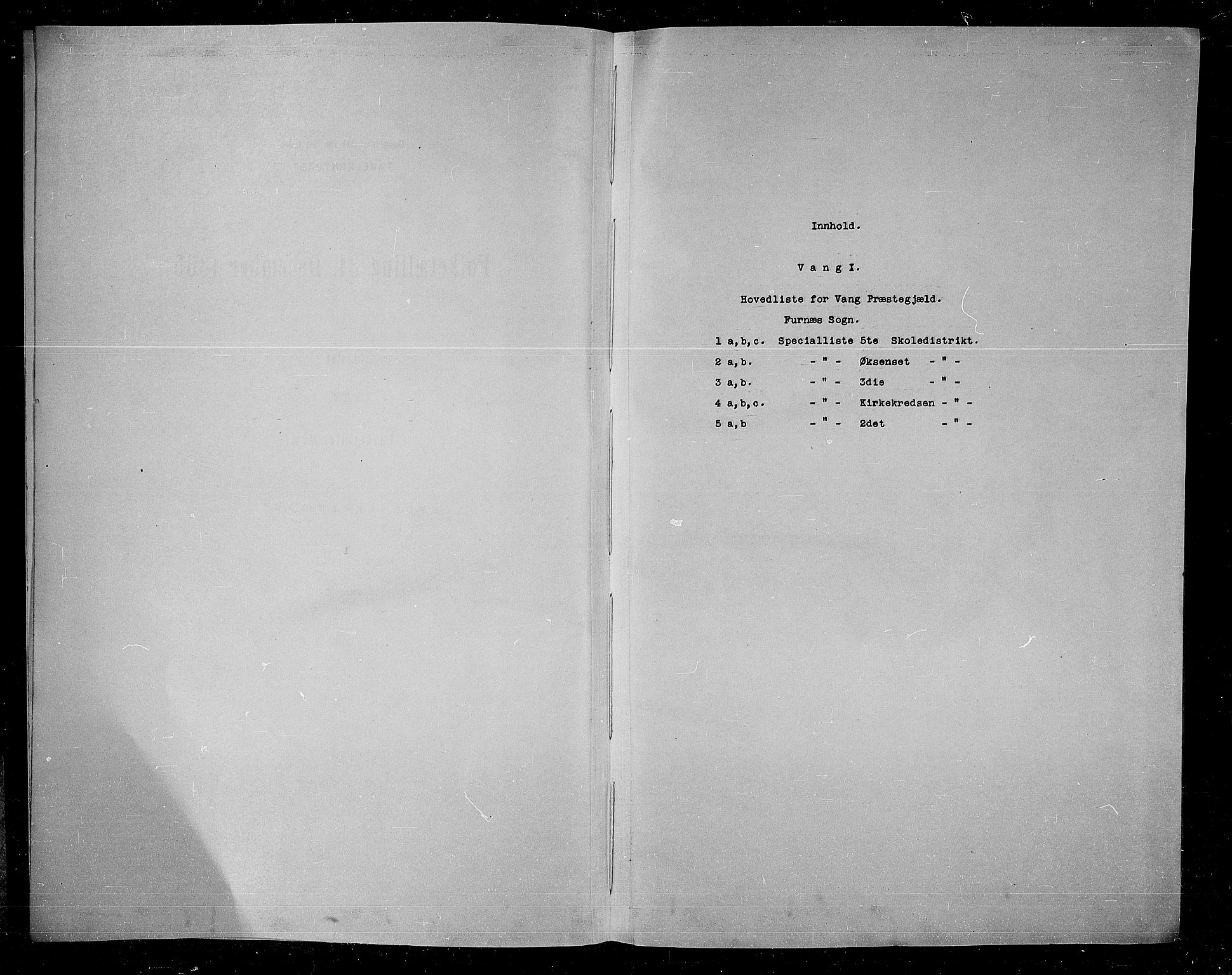 RA, Folketelling 1865 for 0414L Vang prestegjeld, Vang sokn og Furnes sokn, 1865, s. 4