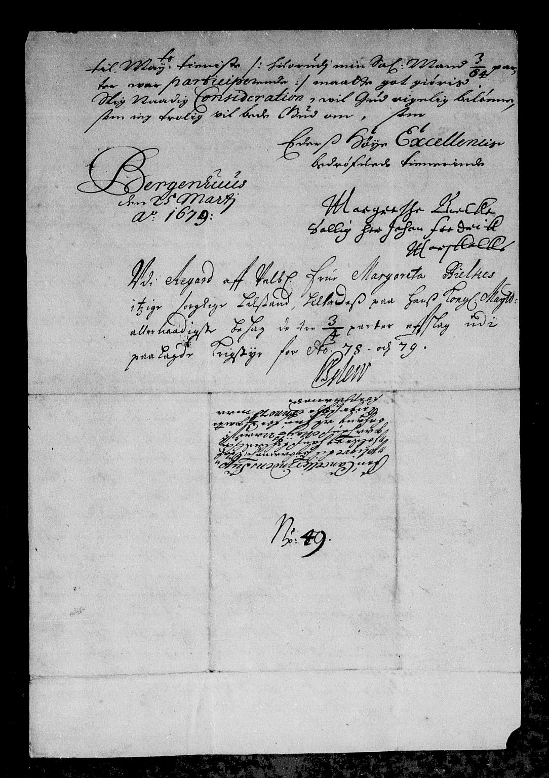 Rentekammeret inntil 1814, Reviderte regnskaper, Stiftamtstueregnskaper, Bergen stiftamt, AV/RA-EA-6043/R/Rc/L0053: Bergen stiftamt, 1678-1679