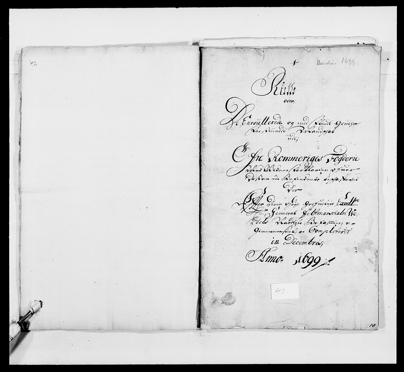 Kommanderende general (KG I) med Det norske krigsdirektorium, AV/RA-EA-5419/E/Ea/L0485: Akershusiske regiment, 1697-1706, s. 385