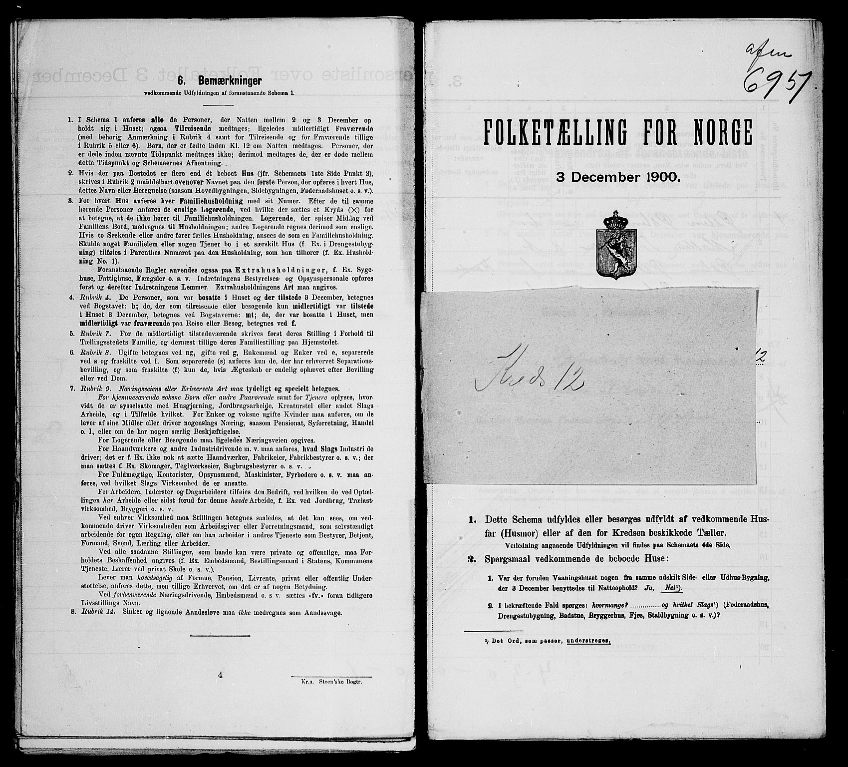 SAST, Folketelling 1900 for 1133 Hjelmeland herred, 1900, s. 702
