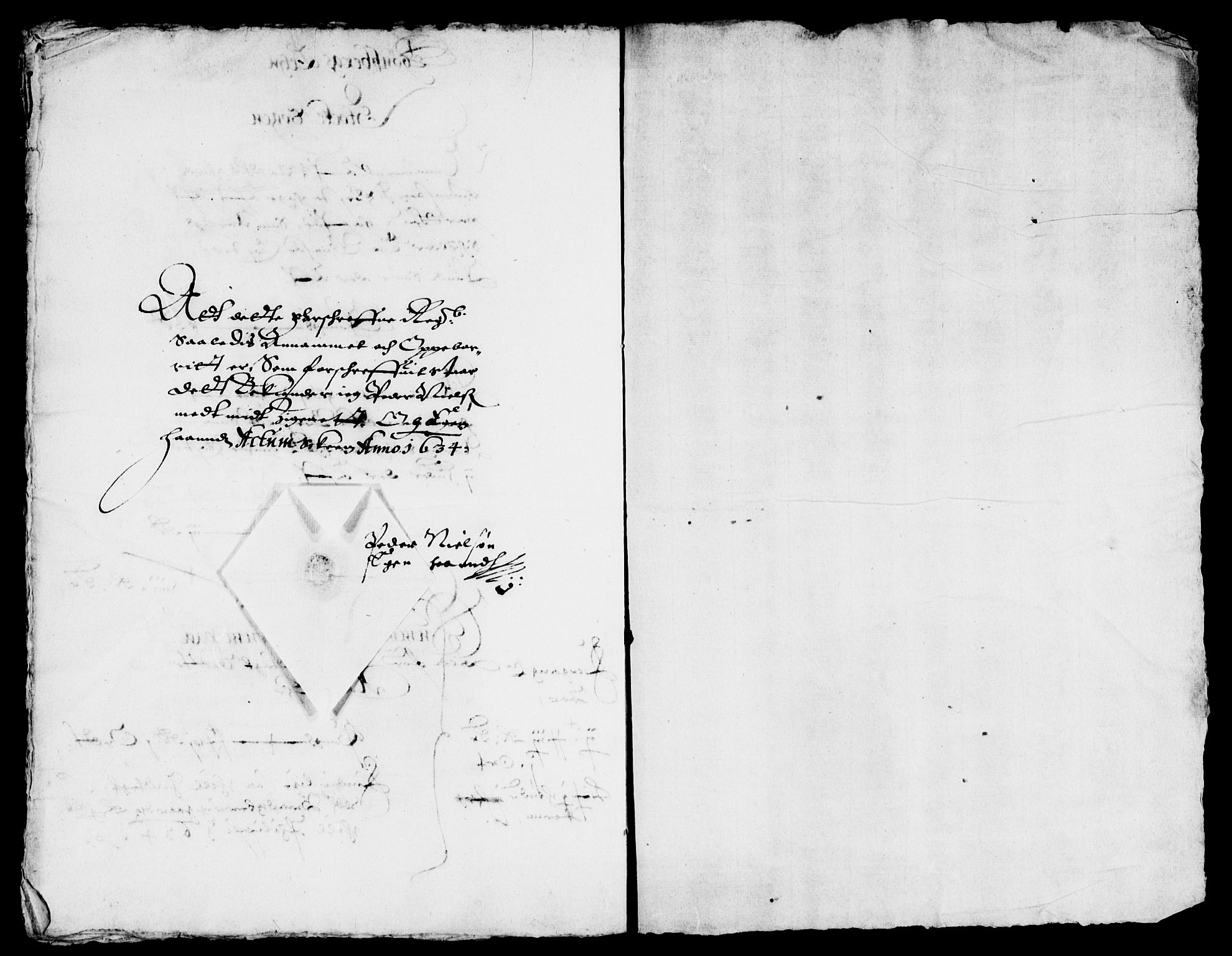 Rentekammeret inntil 1814, Reviderte regnskaper, Lensregnskaper, AV/RA-EA-5023/R/Rb/Rbp/L0016: Bratsberg len, 1632-1634