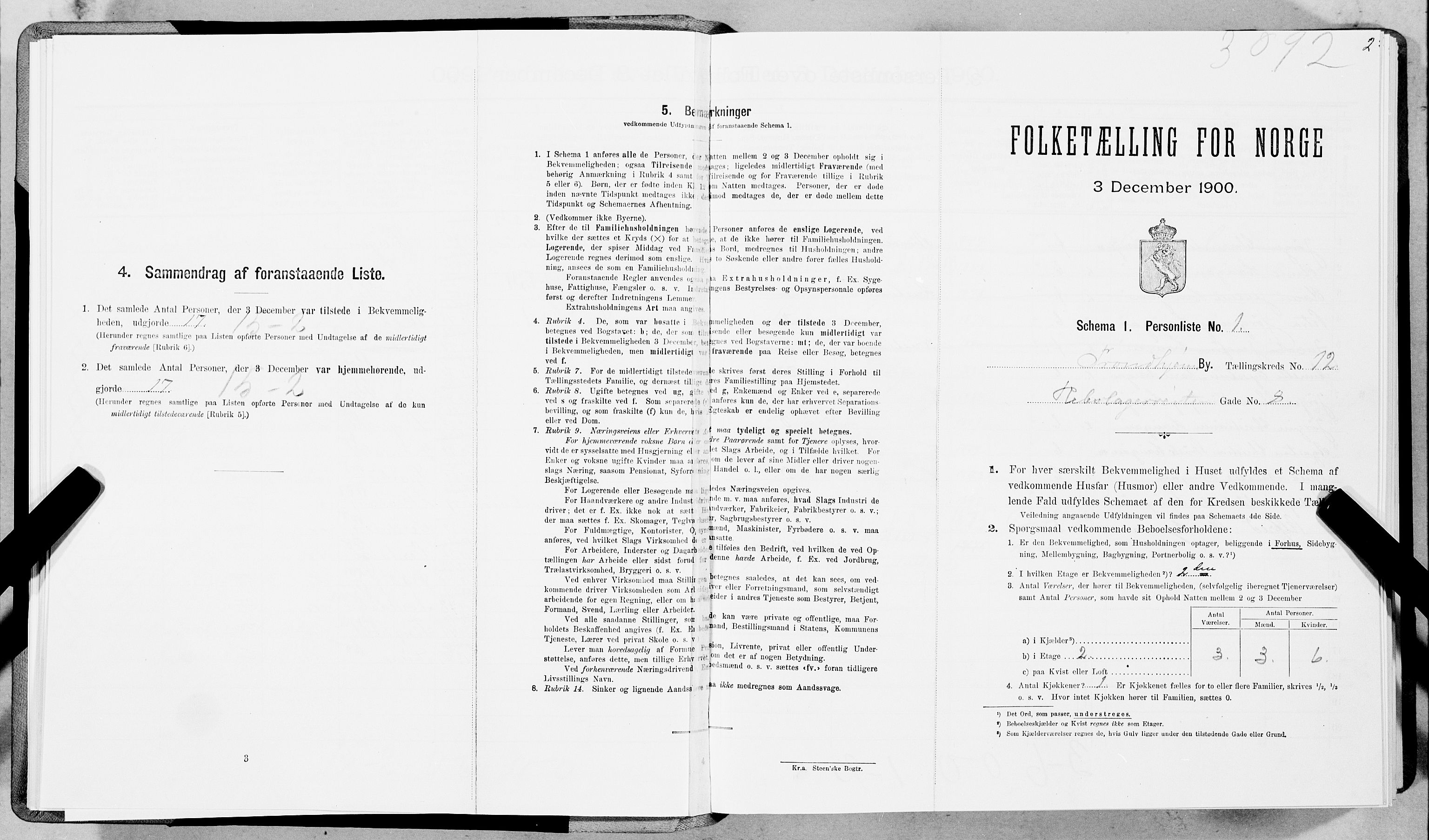 SAT, Folketelling 1900 for 1601 Trondheim kjøpstad, 1900, s. 2067