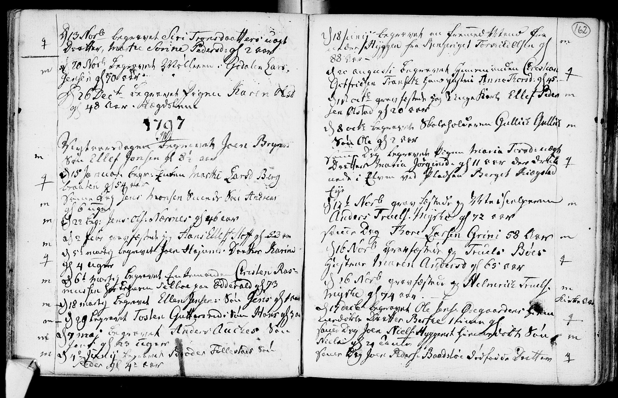 Røyken kirkebøker, AV/SAKO-A-241/F/Fa/L0003: Ministerialbok nr. 3, 1782-1813, s. 162