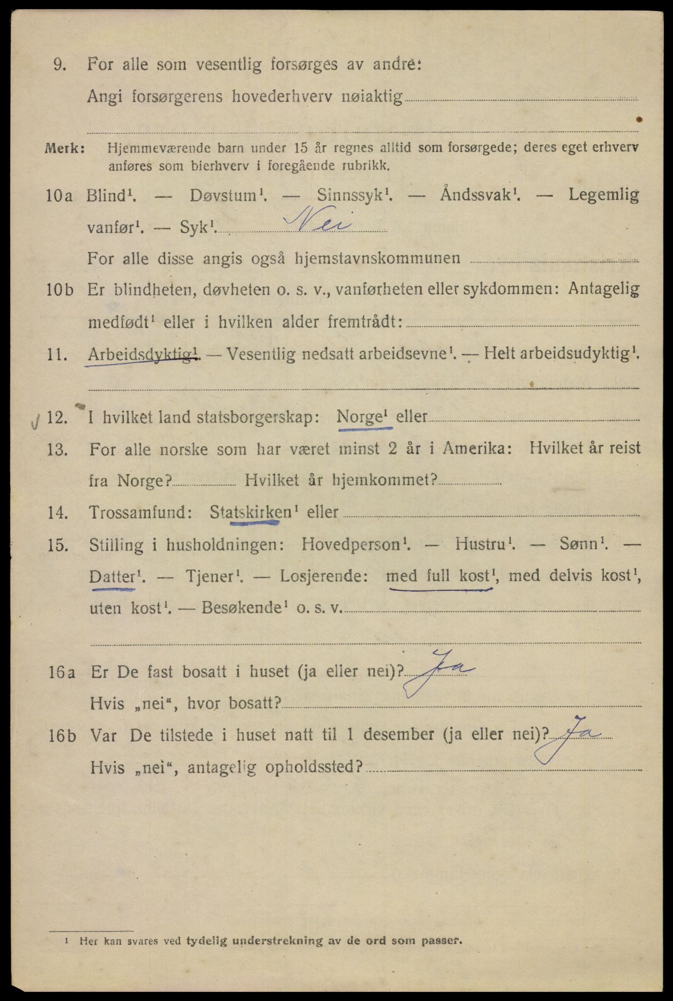 SAO, Folketelling 1920 for 0301 Kristiania kjøpstad, 1920, s. 162706