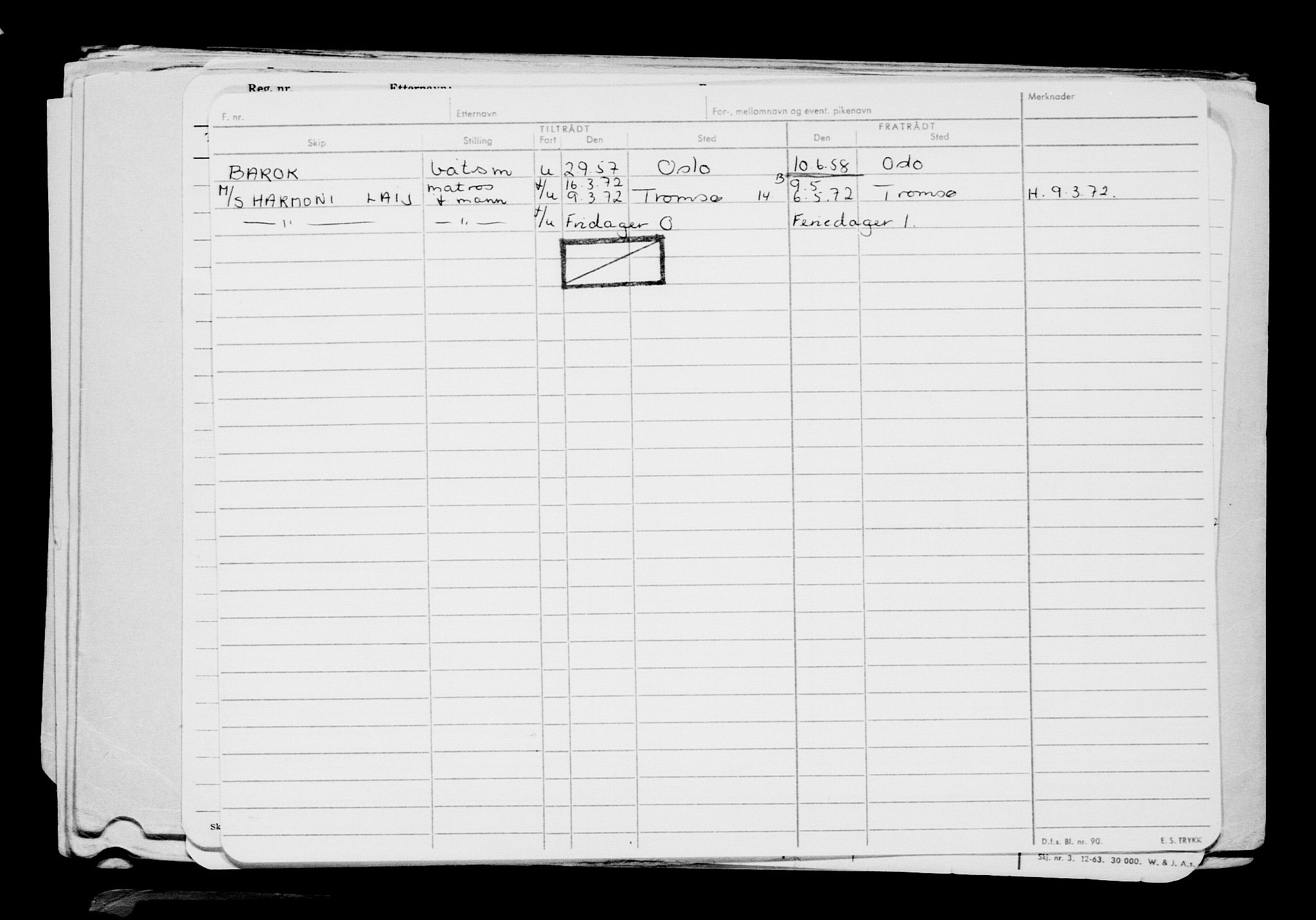 Direktoratet for sjømenn, AV/RA-S-3545/G/Gb/L0230: Hovedkort, 1924, s. 654