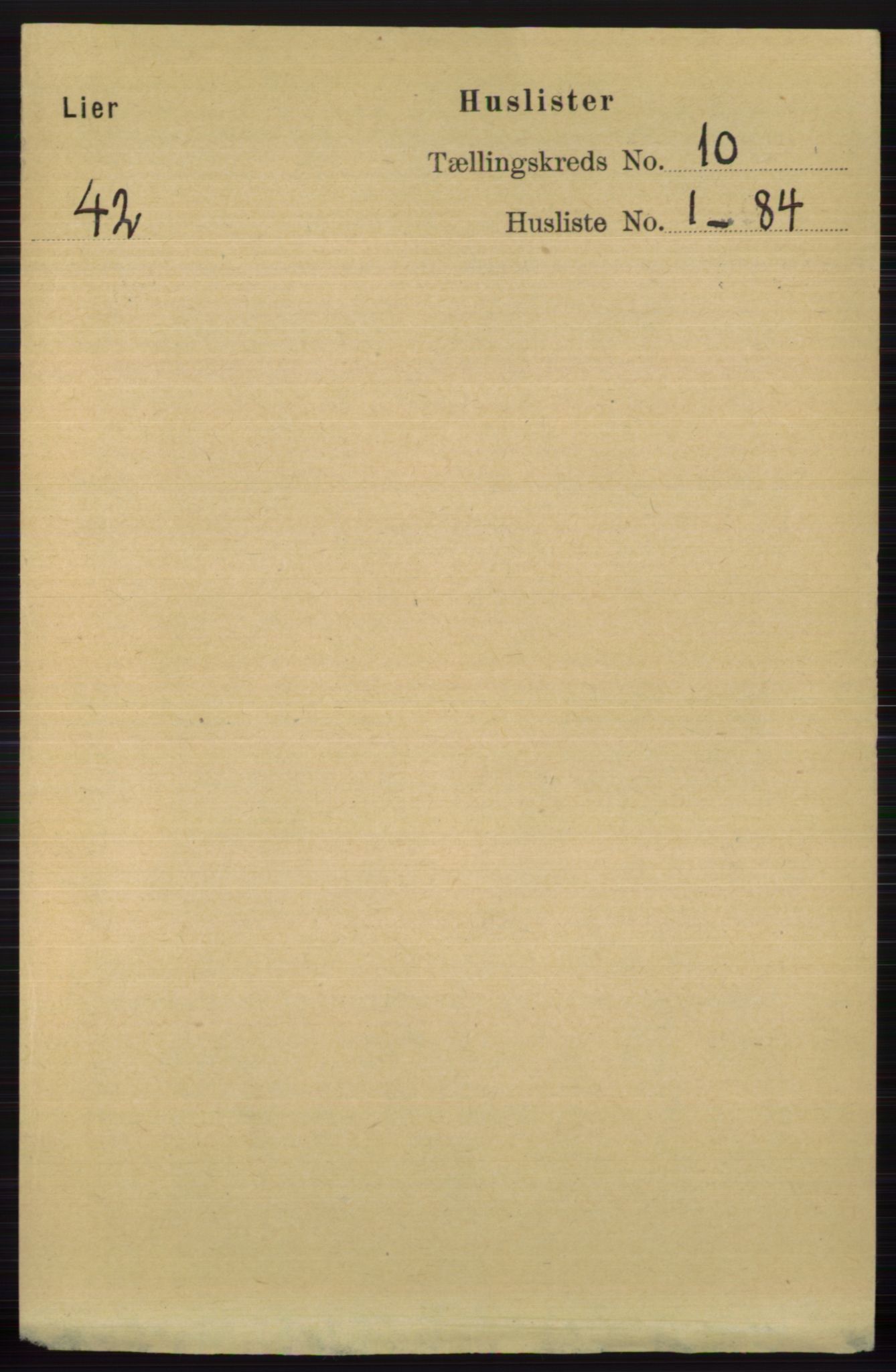 RA, Folketelling 1891 for 0626 Lier herred, 1891, s. 6183