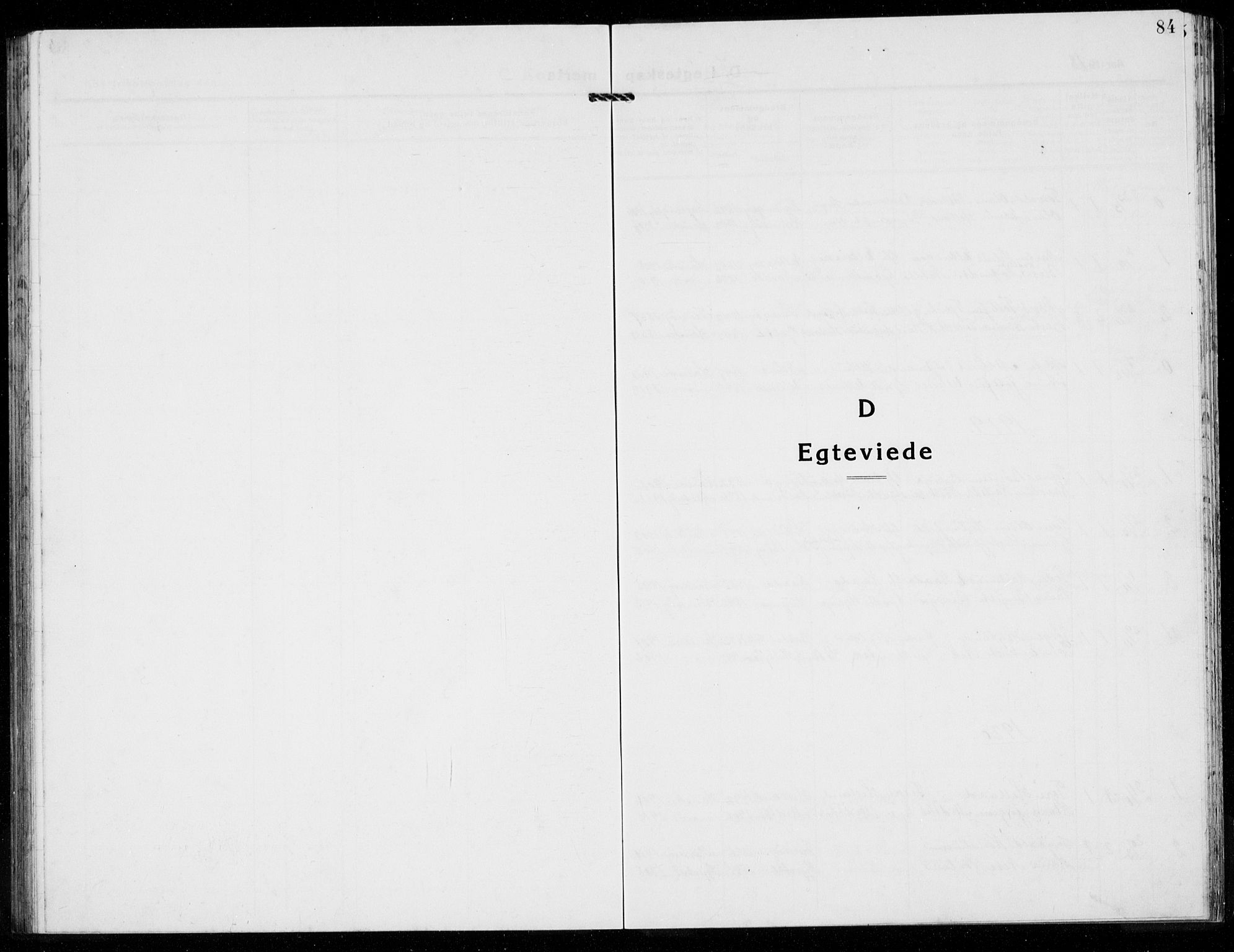 Rennesøy sokneprestkontor, SAST/A -101827/H/Ha/Hab/L0014: Klokkerbok nr. B 13, 1918-1937, s. 84