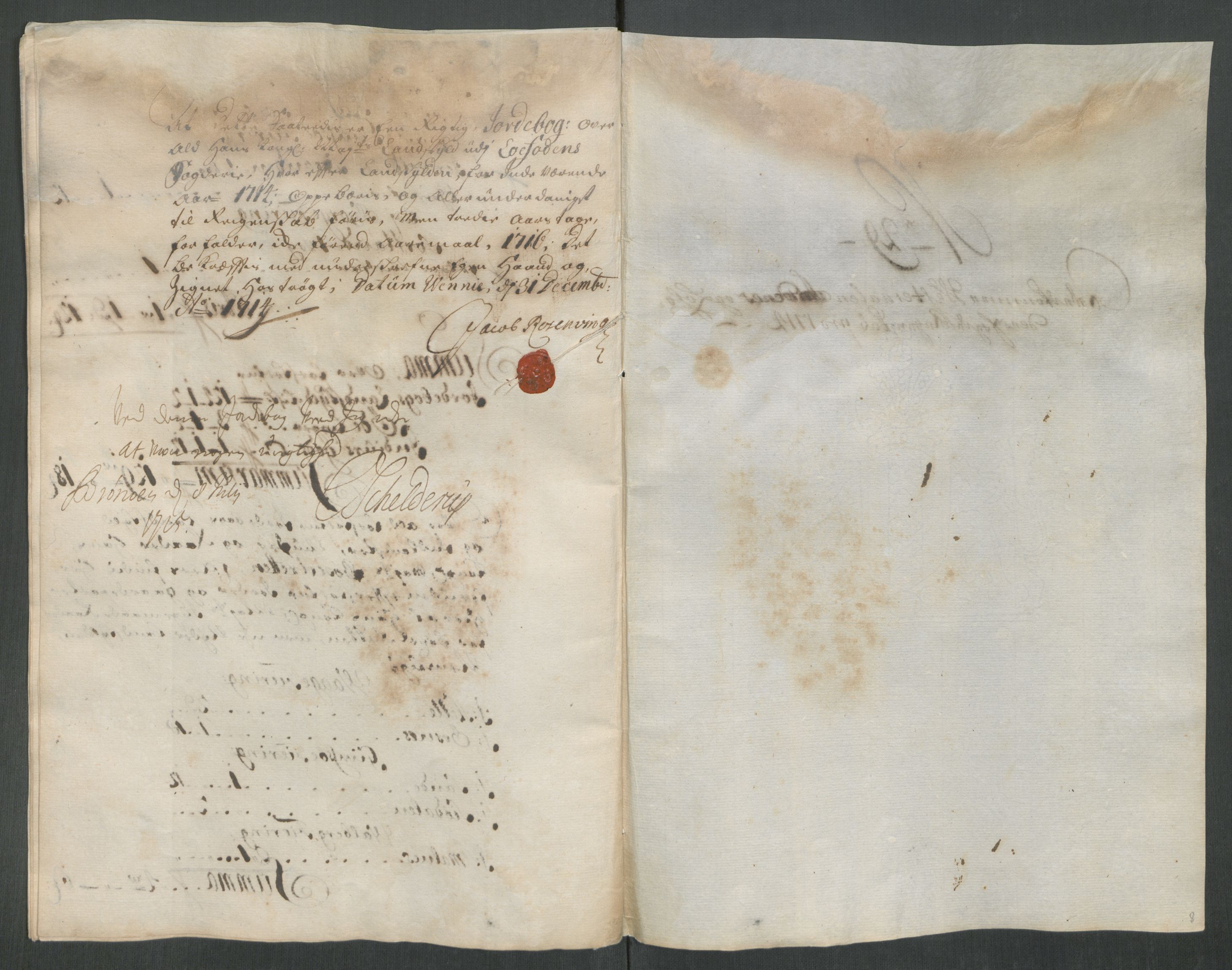 Rentekammeret inntil 1814, Reviderte regnskaper, Fogderegnskap, AV/RA-EA-4092/R67/L4680: Fogderegnskap Vesterålen, Andenes og Lofoten, 1714, s. 191