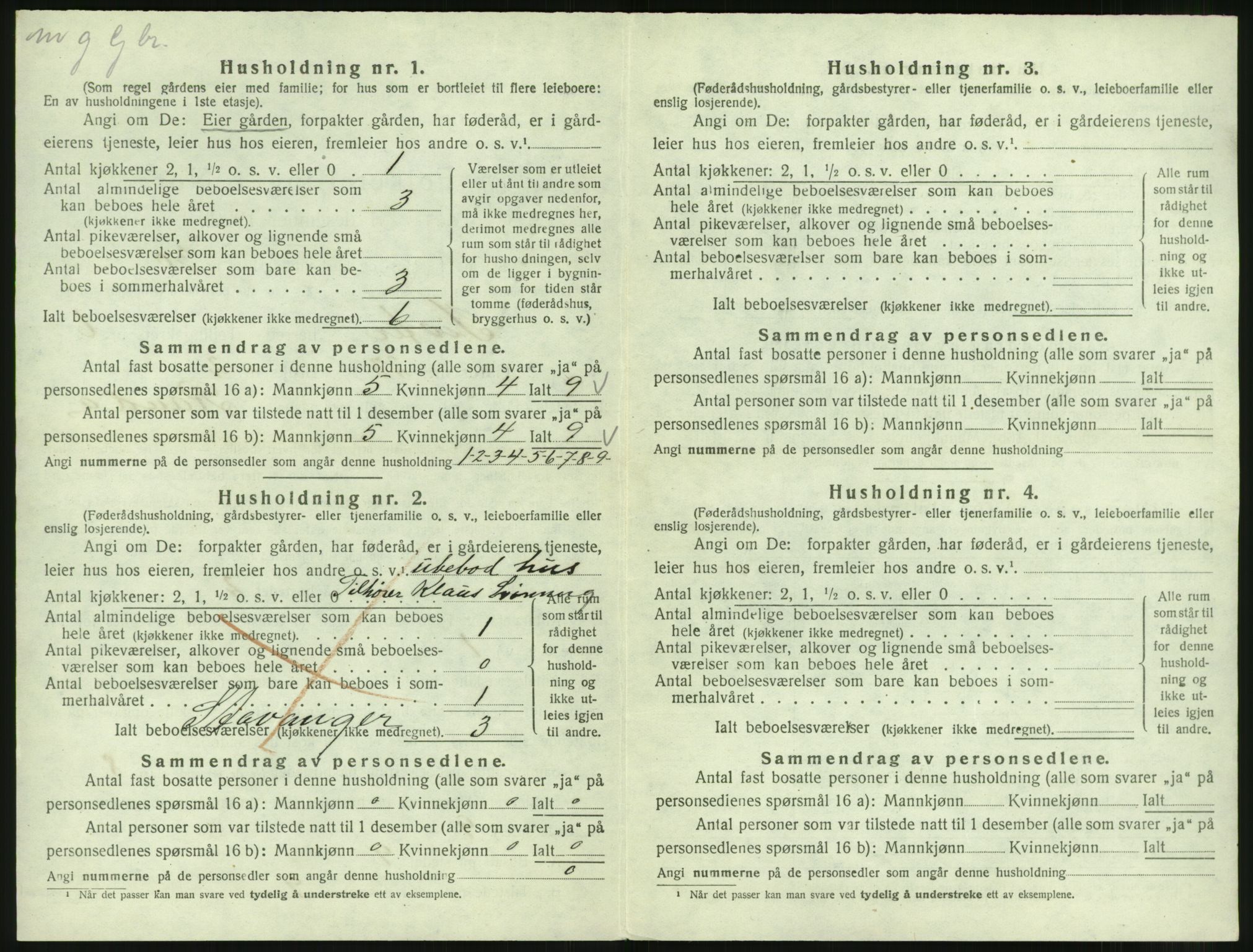 SAST, Folketelling 1920 for 1132 Fister herred, 1920, s. 366