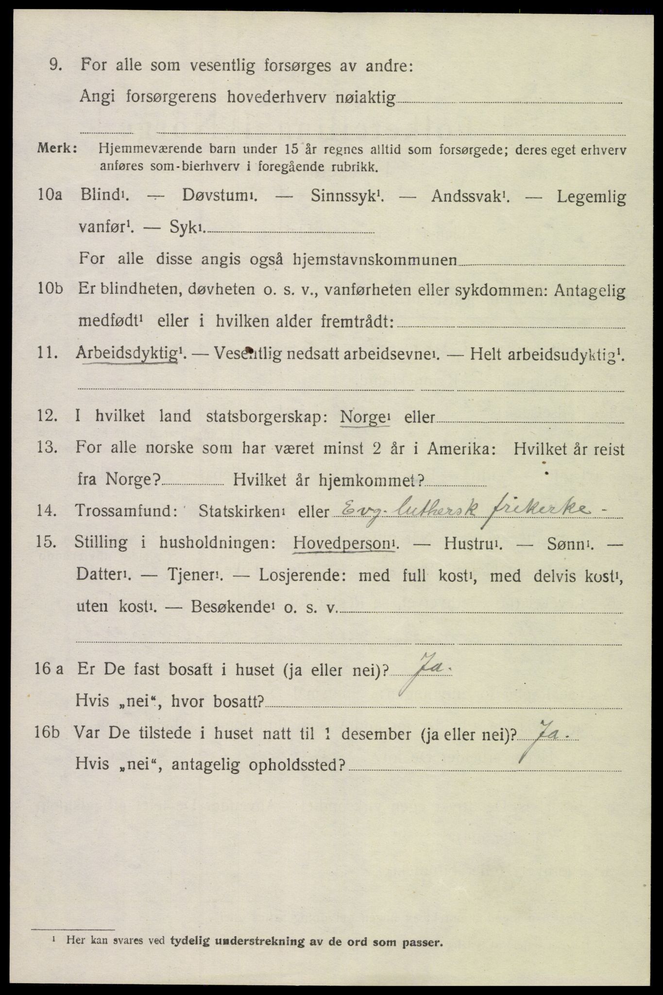 SAK, Folketelling 1920 for 0920 Øyestad herred, 1920, s. 3613