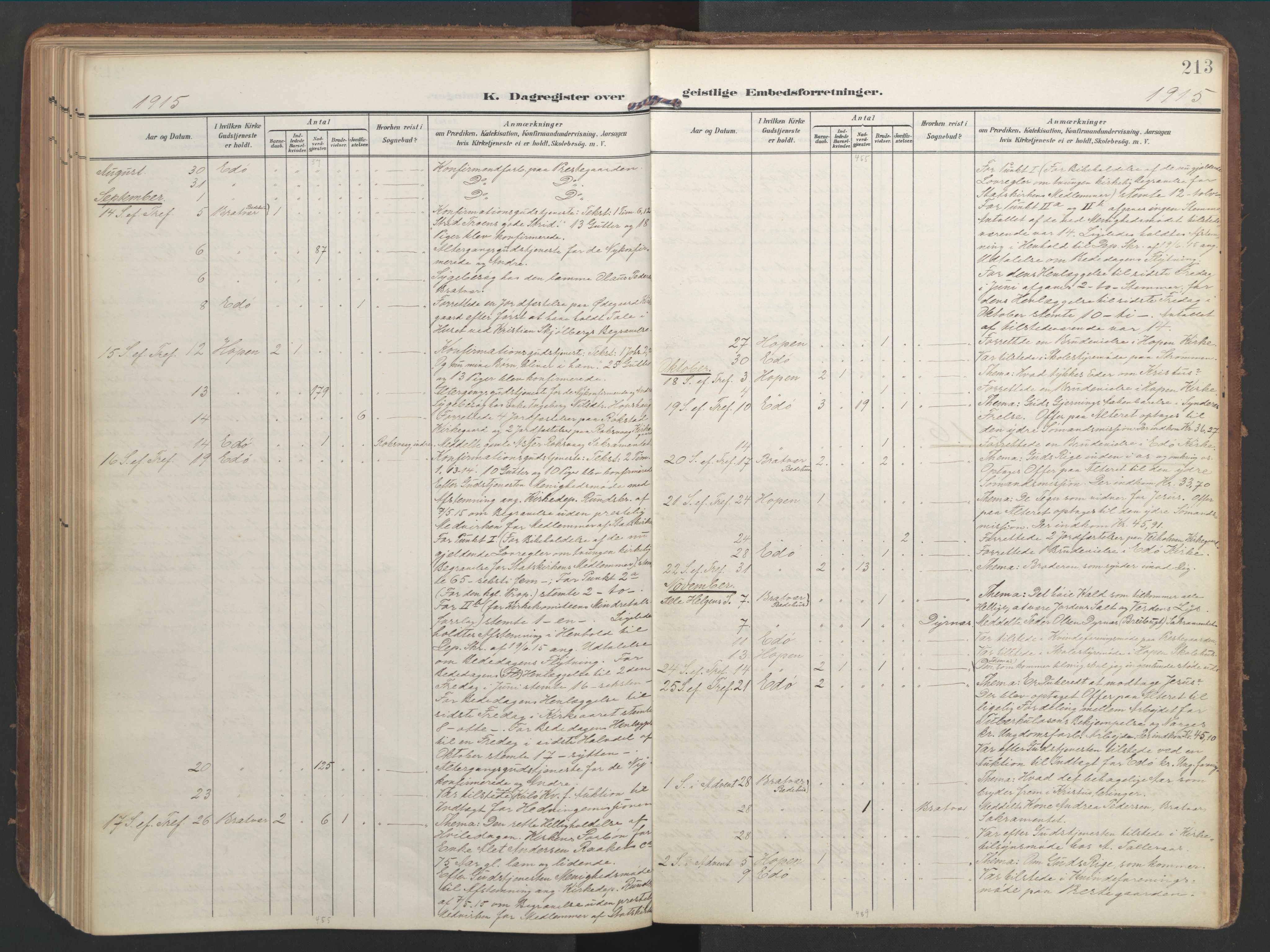 Ministerialprotokoller, klokkerbøker og fødselsregistre - Møre og Romsdal, SAT/A-1454/583/L0955: Ministerialbok nr. 583A02, 1907-1926, s. 213