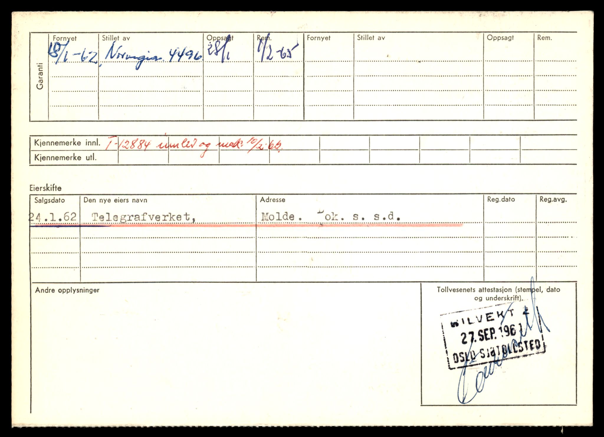 Møre og Romsdal vegkontor - Ålesund trafikkstasjon, AV/SAT-A-4099/F/Fe/L0036: Registreringskort for kjøretøy T 12831 - T 13030, 1927-1998, s. 910