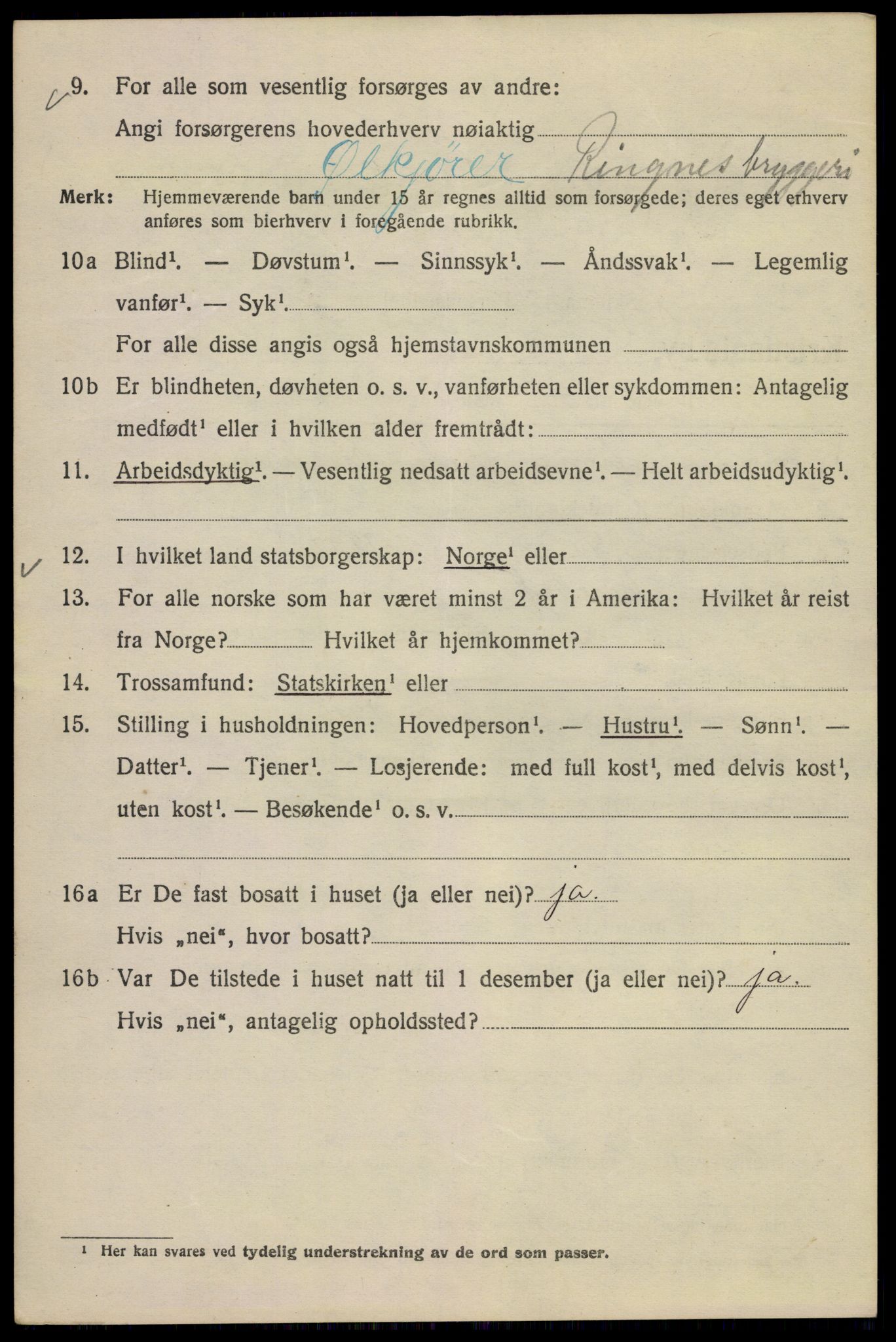 SAO, Folketelling 1920 for 0301 Kristiania kjøpstad, 1920, s. 644706