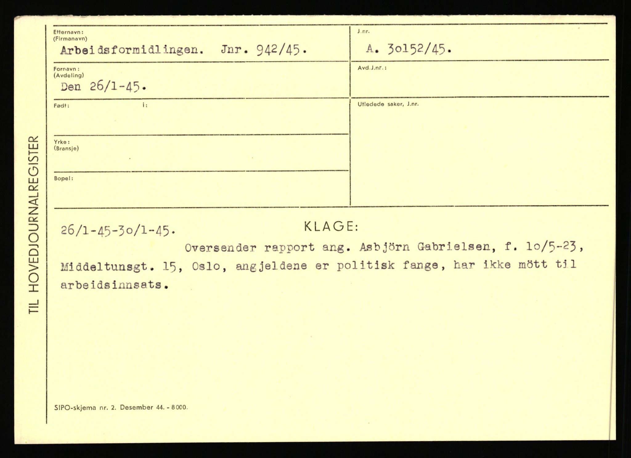 Statspolitiet - Hovedkontoret / Osloavdelingen, AV/RA-S-1329/C/Ca/L0001: Aabakken - Armann, 1943-1945, s. 5196