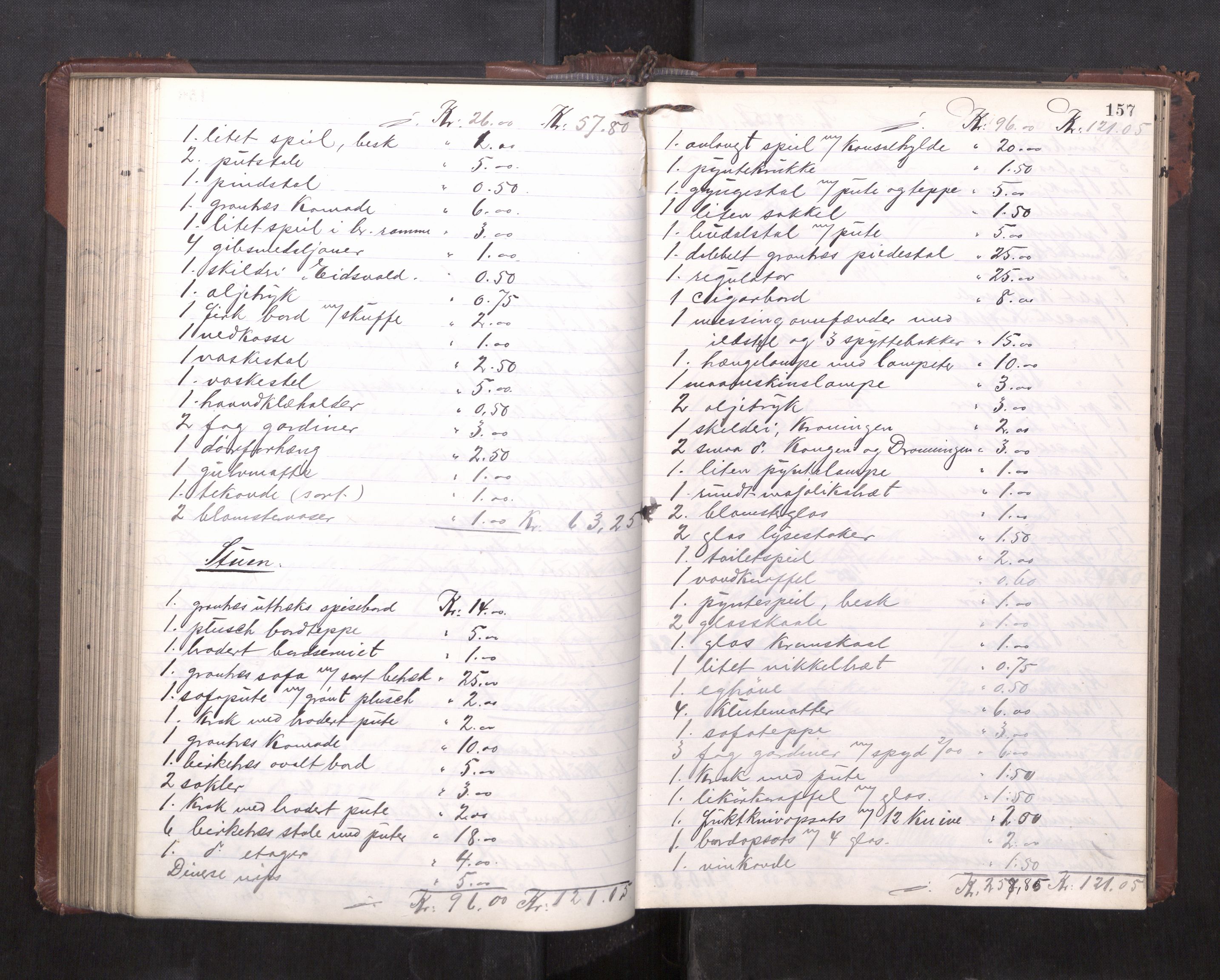 Trondheim byfogd, AV/SAT-A-0003/1/3/3C/L0036: Skifteregistreringsprotokoll - 14/4-24/9. (u/ register), 1915-1918, s. 157