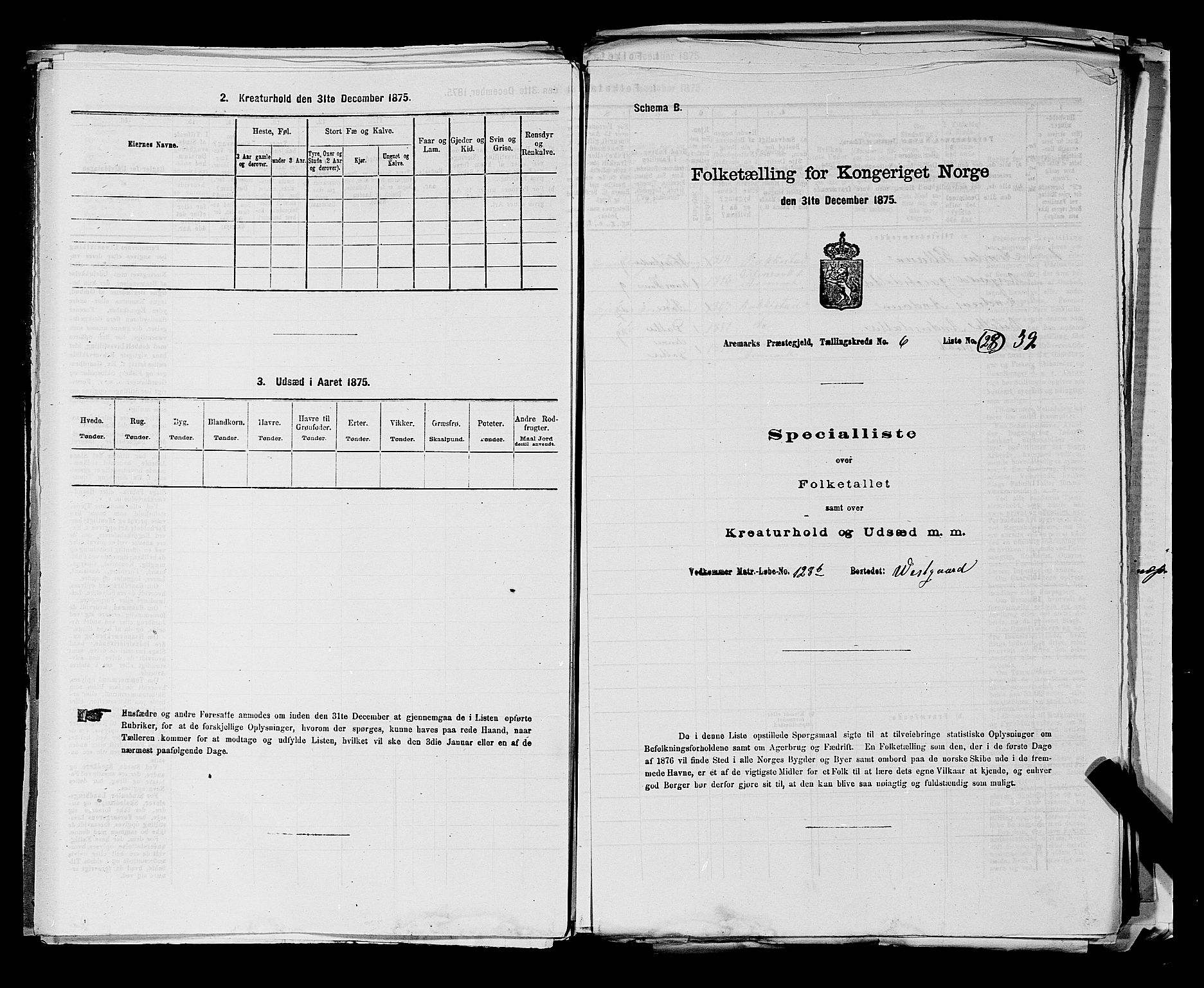 RA, Folketelling 1875 for 0118P Aremark prestegjeld, 1875, s. 891