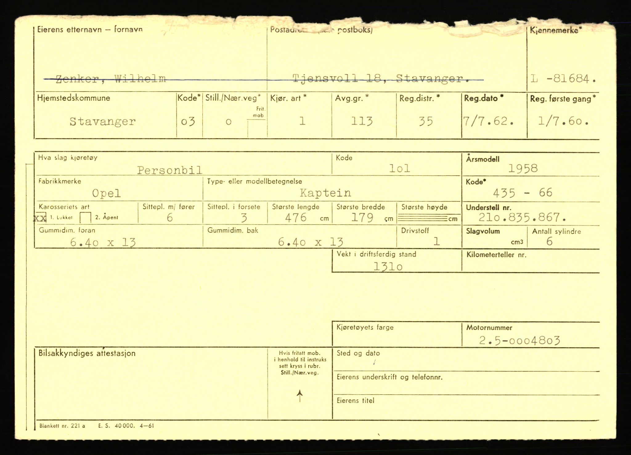 Stavanger trafikkstasjon, AV/SAST-A-101942/0/F/L0071: L-80500 - L-82199, 1930-1971, s. 2011