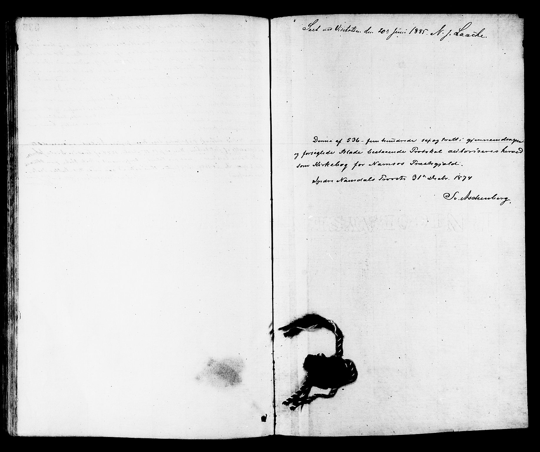 Ministerialprotokoller, klokkerbøker og fødselsregistre - Nord-Trøndelag, SAT/A-1458/768/L0572: Ministerialbok nr. 768A07, 1874-1886