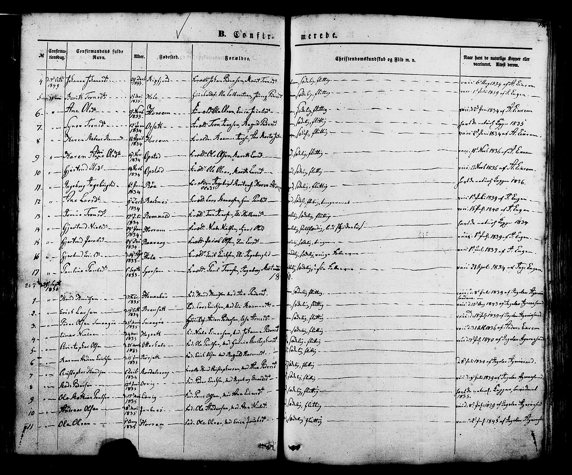 Ministerialprotokoller, klokkerbøker og fødselsregistre - Møre og Romsdal, AV/SAT-A-1454/560/L0719: Ministerialbok nr. 560A03, 1845-1872, s. 140