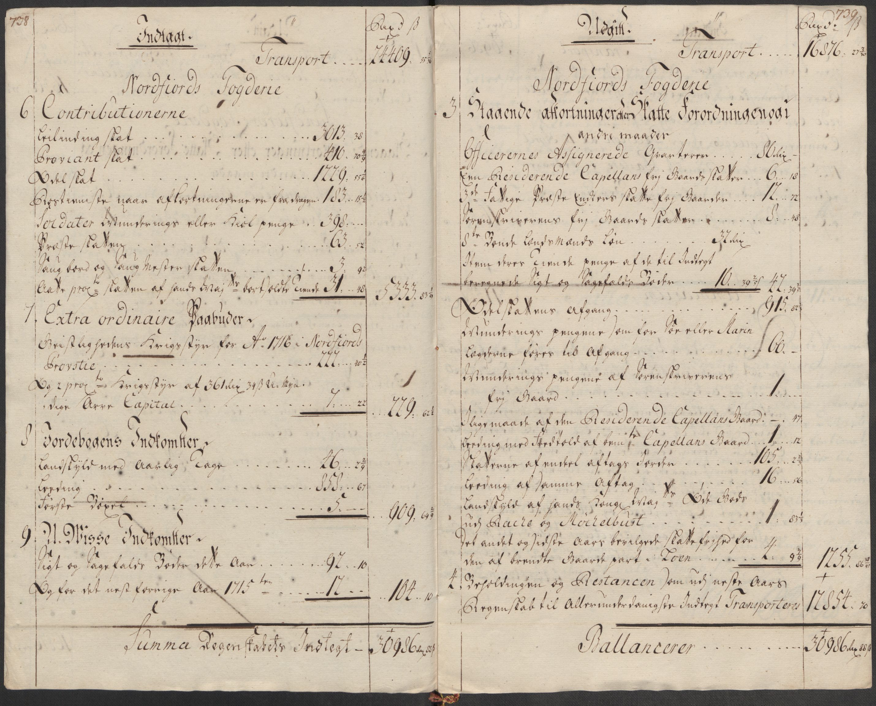 Rentekammeret inntil 1814, Reviderte regnskaper, Fogderegnskap, AV/RA-EA-4092/R53/L3440: Fogderegnskap Sunn- og Nordfjord, 1716, s. 30