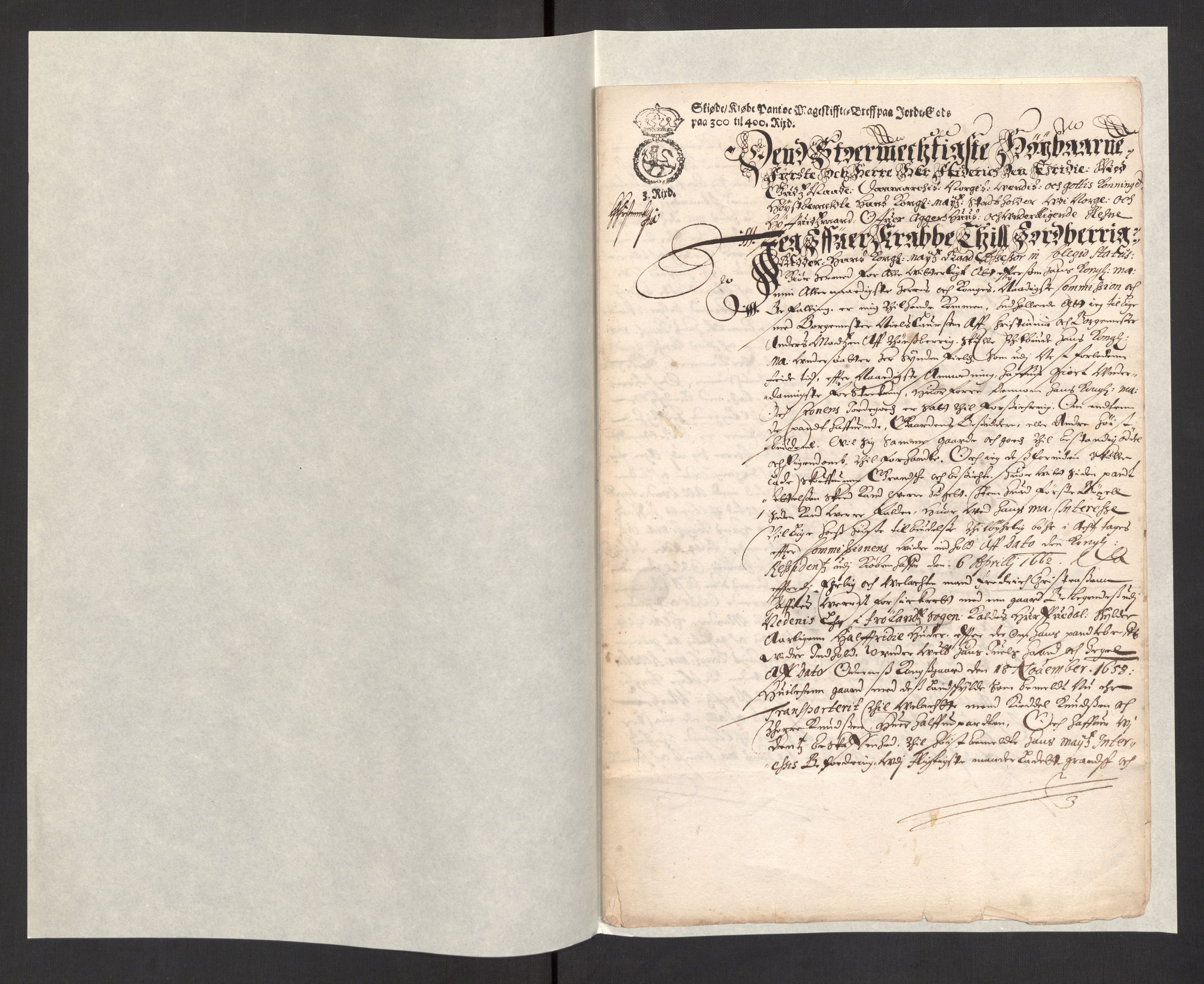 Rentekammeret, Kammerkanselliet, RA/EA-3111/G/Gg/Ggj/Ggja/L0001a: Skjøter utstedt av myndigheter i Norge og senere ombyttet med kongelige konfirmasjonsskjøter, 1663-1669, s. 318