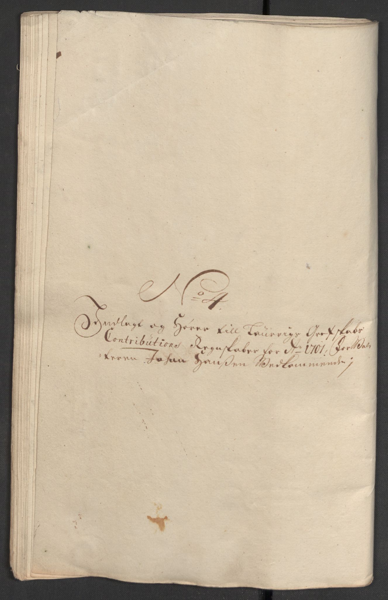 Rentekammeret inntil 1814, Reviderte regnskaper, Fogderegnskap, RA/EA-4092/R33/L1976: Fogderegnskap Larvik grevskap, 1698-1701, s. 376