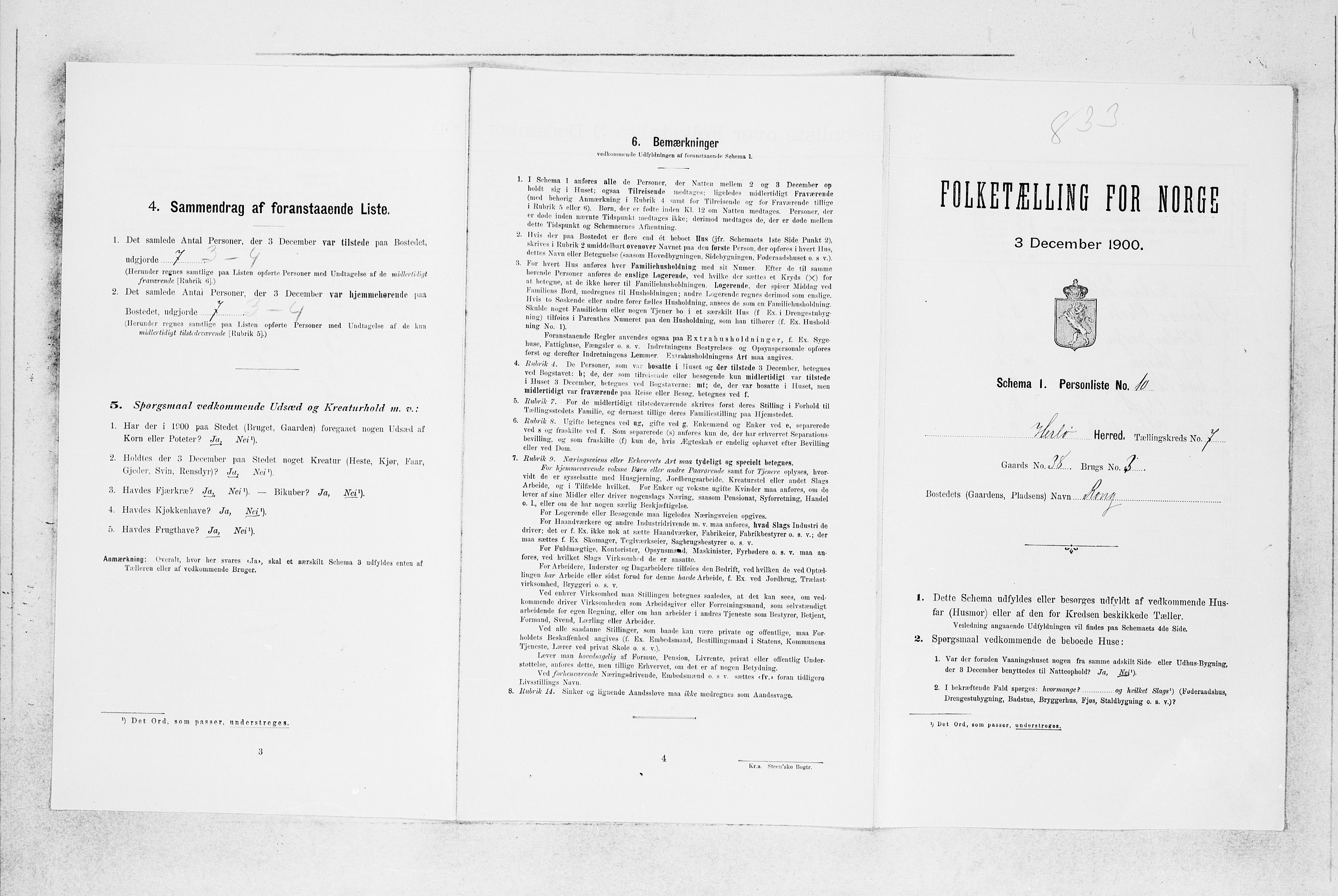 SAB, Folketelling 1900 for 1258 Herdla herred, 1900, s. 776