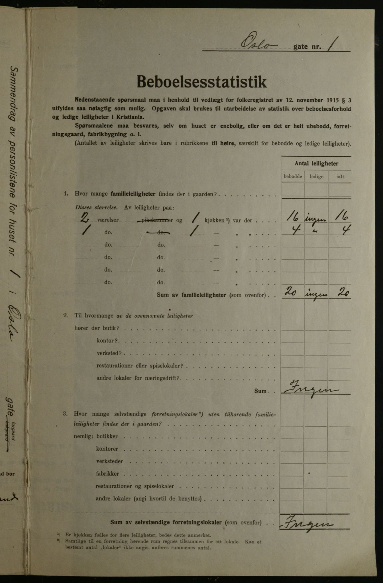 OBA, Kommunal folketelling 1.12.1923 for Kristiania, 1923, s. 84973