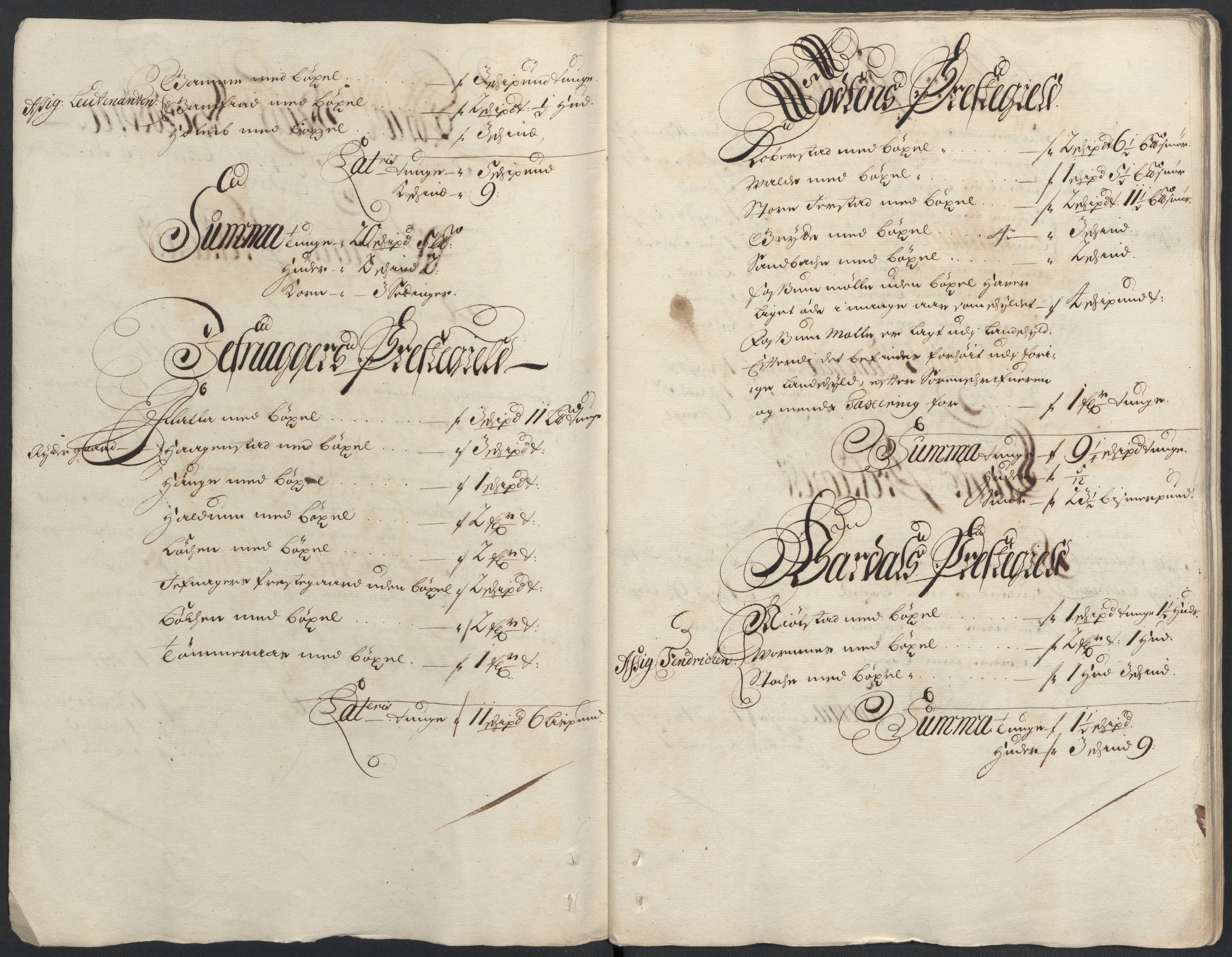 Rentekammeret inntil 1814, Reviderte regnskaper, Fogderegnskap, RA/EA-4092/R18/L1296: Fogderegnskap Hadeland, Toten og Valdres, 1698, s. 17