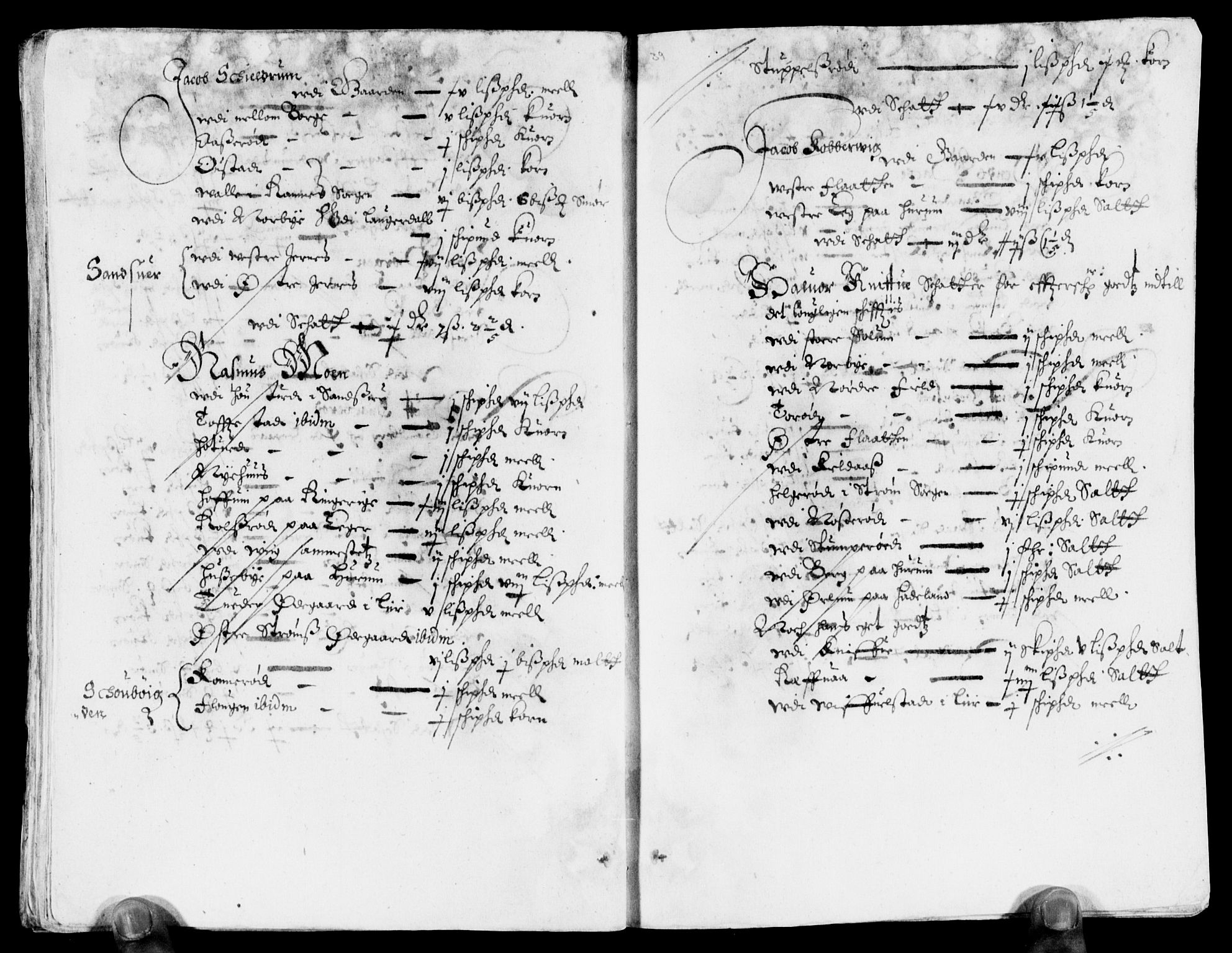 Rentekammeret inntil 1814, Reviderte regnskaper, Lensregnskaper, AV/RA-EA-5023/R/Rb/Rbo/L0024: Tønsberg len, 1642-1644