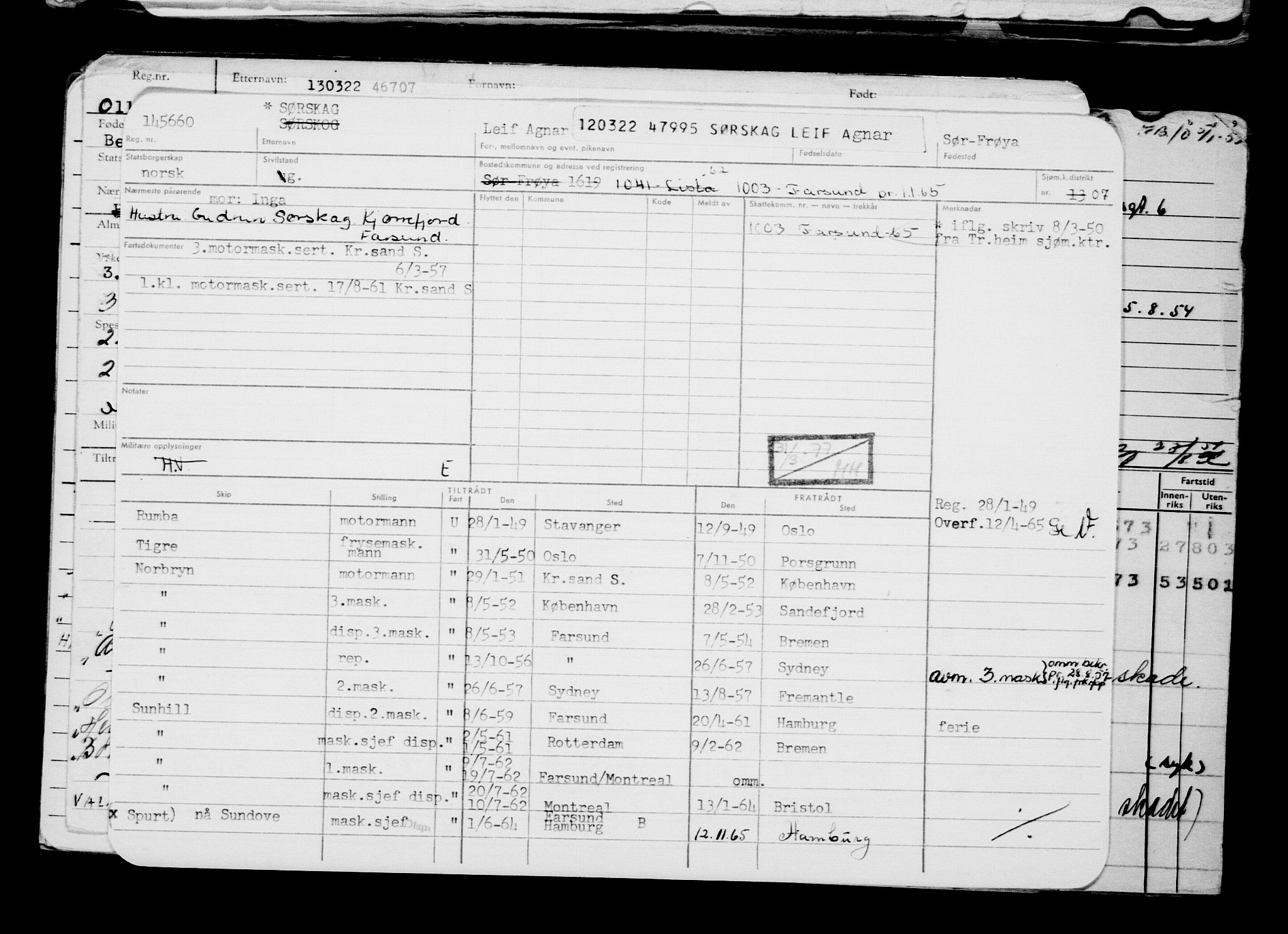 Direktoratet for sjømenn, AV/RA-S-3545/G/Gb/L0204: Hovedkort, 1922, s. 53