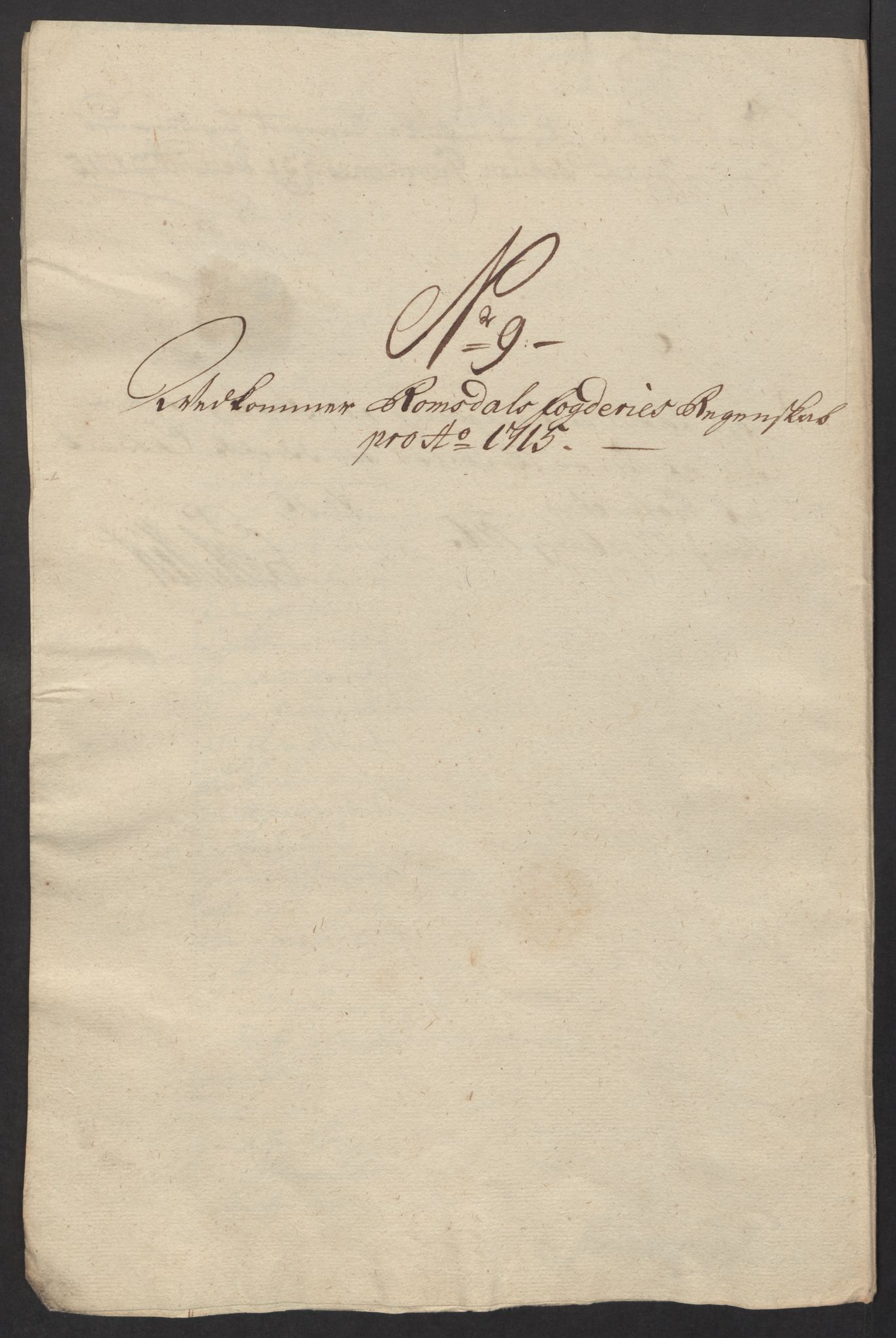 Rentekammeret inntil 1814, Reviderte regnskaper, Fogderegnskap, AV/RA-EA-4092/R55/L3663: Fogderegnskap Romsdal, 1715-1716, s. 118