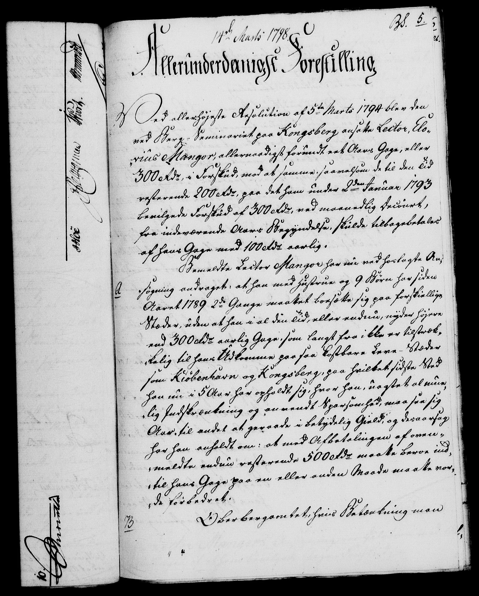 Rentekammeret, Renteskriverkontorene, AV/RA-EA-3115/M/Mf/Mfb/L0003: Relasjons- og resolusjonsprotokoll med register (merket RK 54.9), 1796-1798