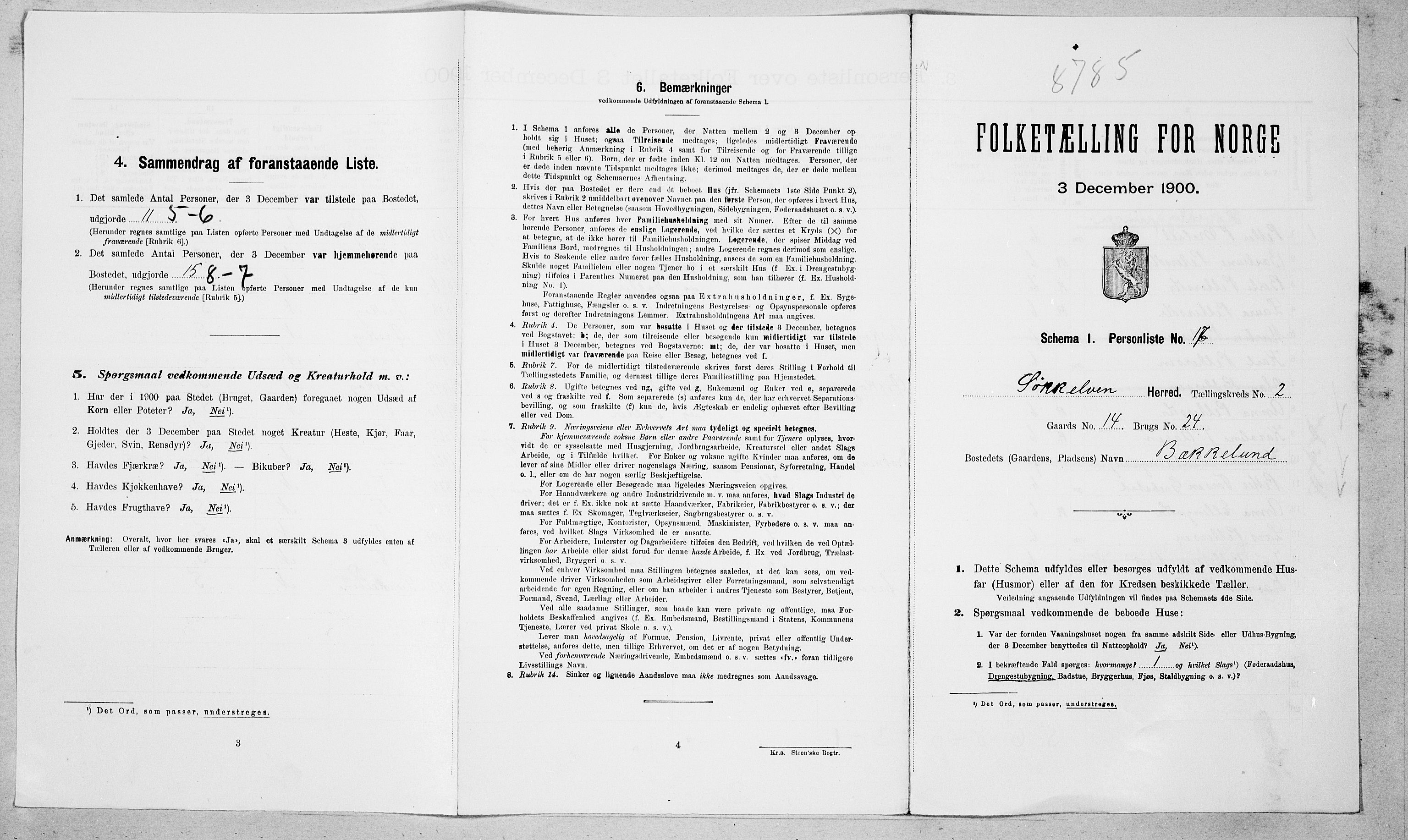SAT, Folketelling 1900 for 1528 Sykkylven herred, 1900, s. 295
