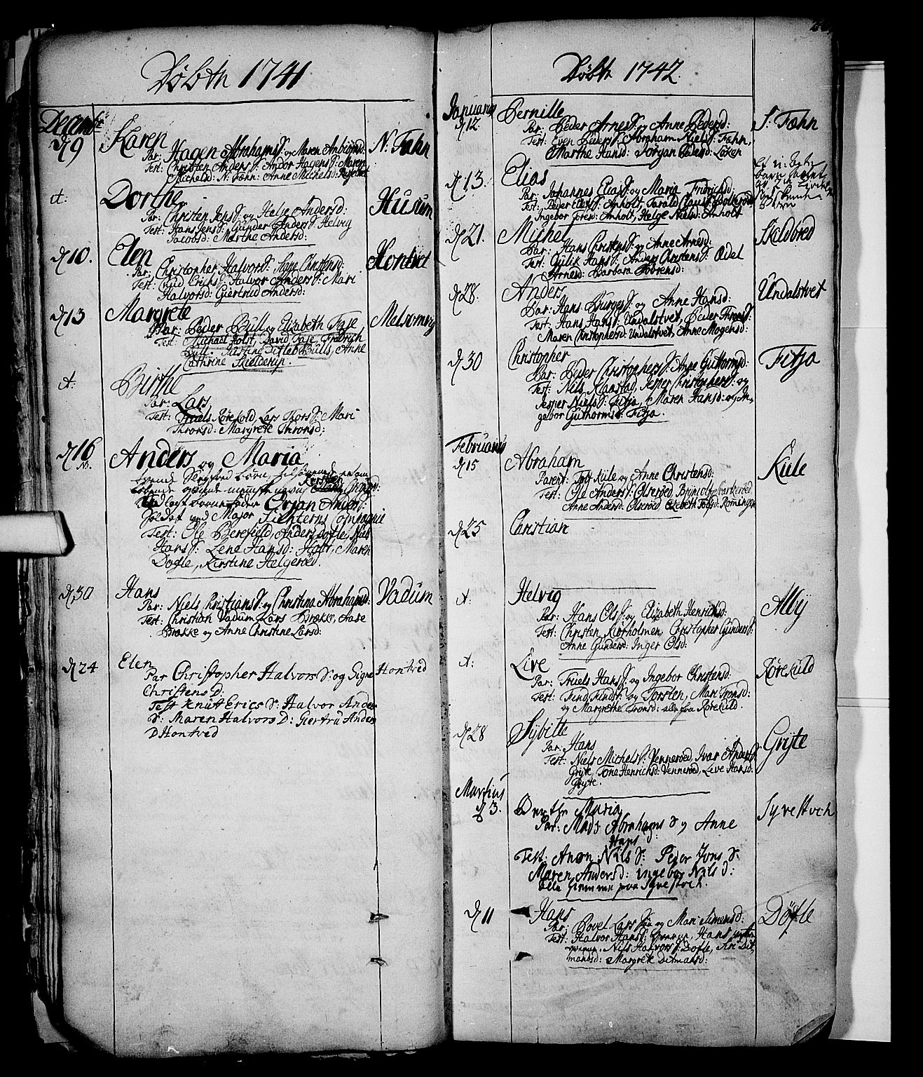 Stokke kirkebøker, SAKO/A-320/F/Fa/L0002: Ministerialbok nr. I 2, 1732-1770, s. 26