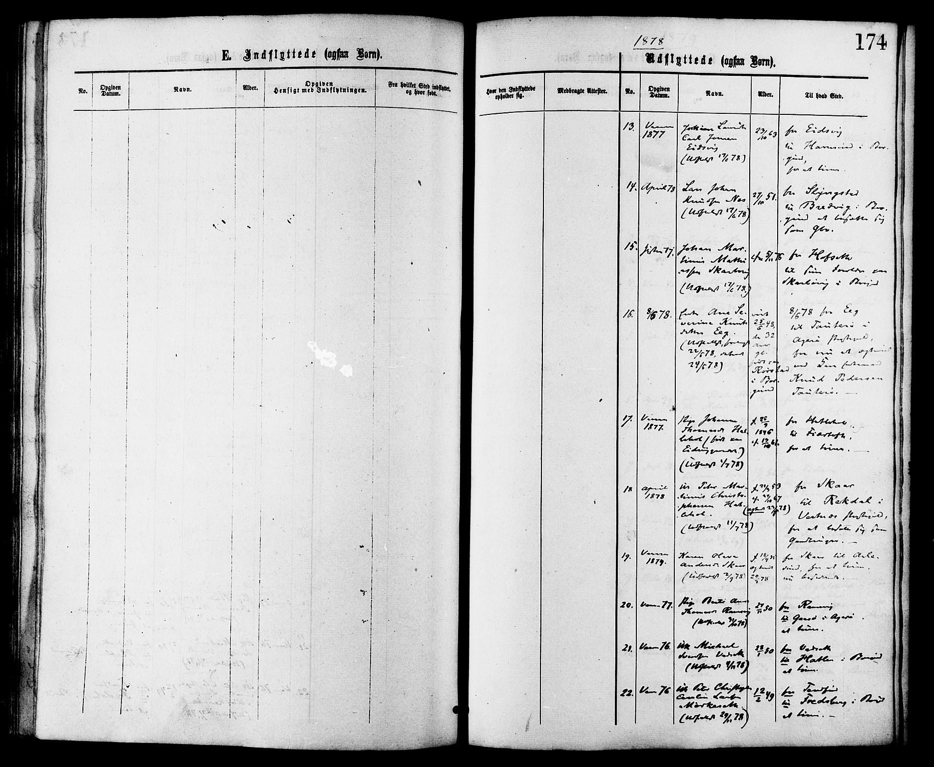 Ministerialprotokoller, klokkerbøker og fødselsregistre - Møre og Romsdal, AV/SAT-A-1454/525/L0373: Ministerialbok nr. 525A03, 1864-1879, s. 174