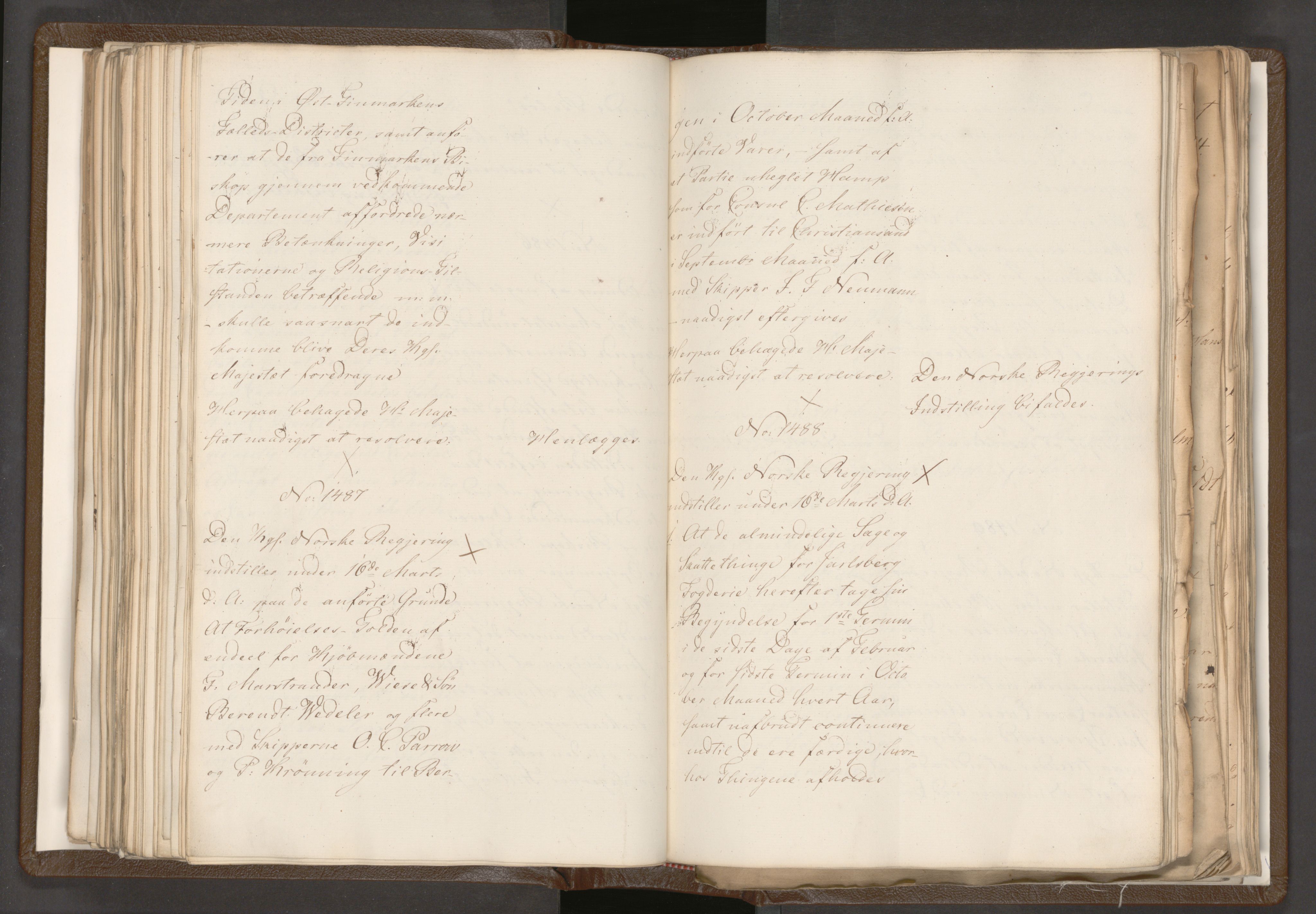 Statsrådssekretariatet, AV/RA-S-1001/A/Ab/L0018: Kgl. res. nr. 1112-1753, 1. halvår, 1824
