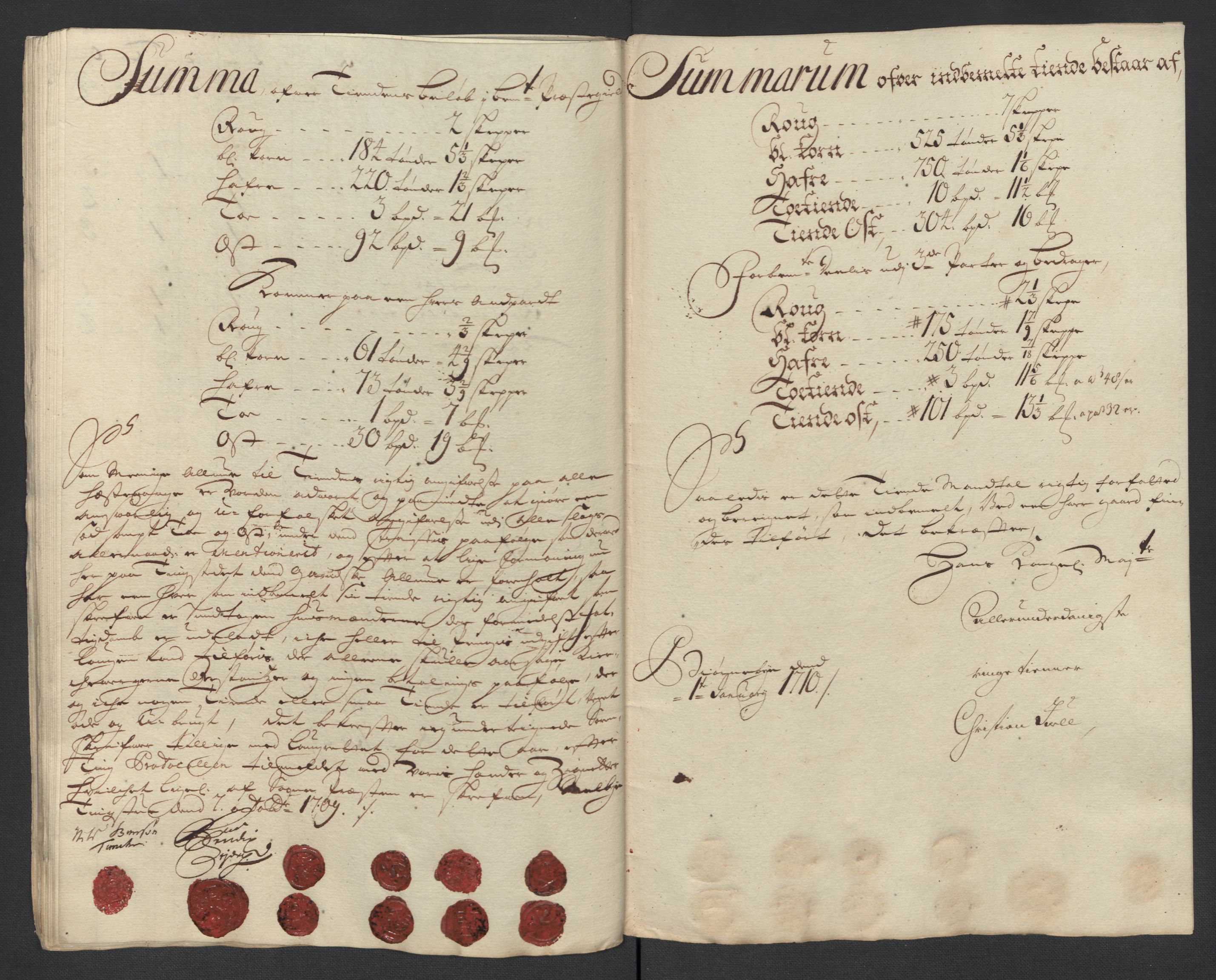 Rentekammeret inntil 1814, Reviderte regnskaper, Fogderegnskap, RA/EA-4092/R13/L0846: Fogderegnskap Solør, Odal og Østerdal, 1709, s. 100