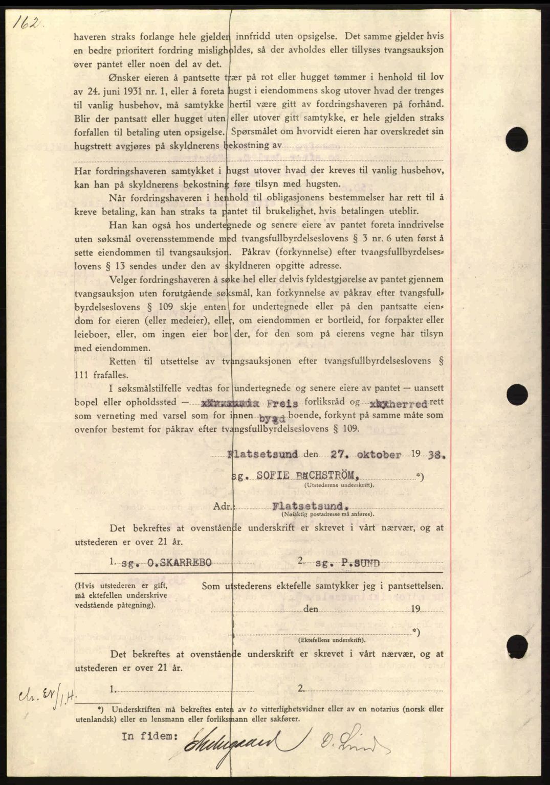 Nordmøre sorenskriveri, SAT/A-4132/1/2/2Ca: Pantebok nr. B84, 1938-1939, Dagboknr: 2525/1938