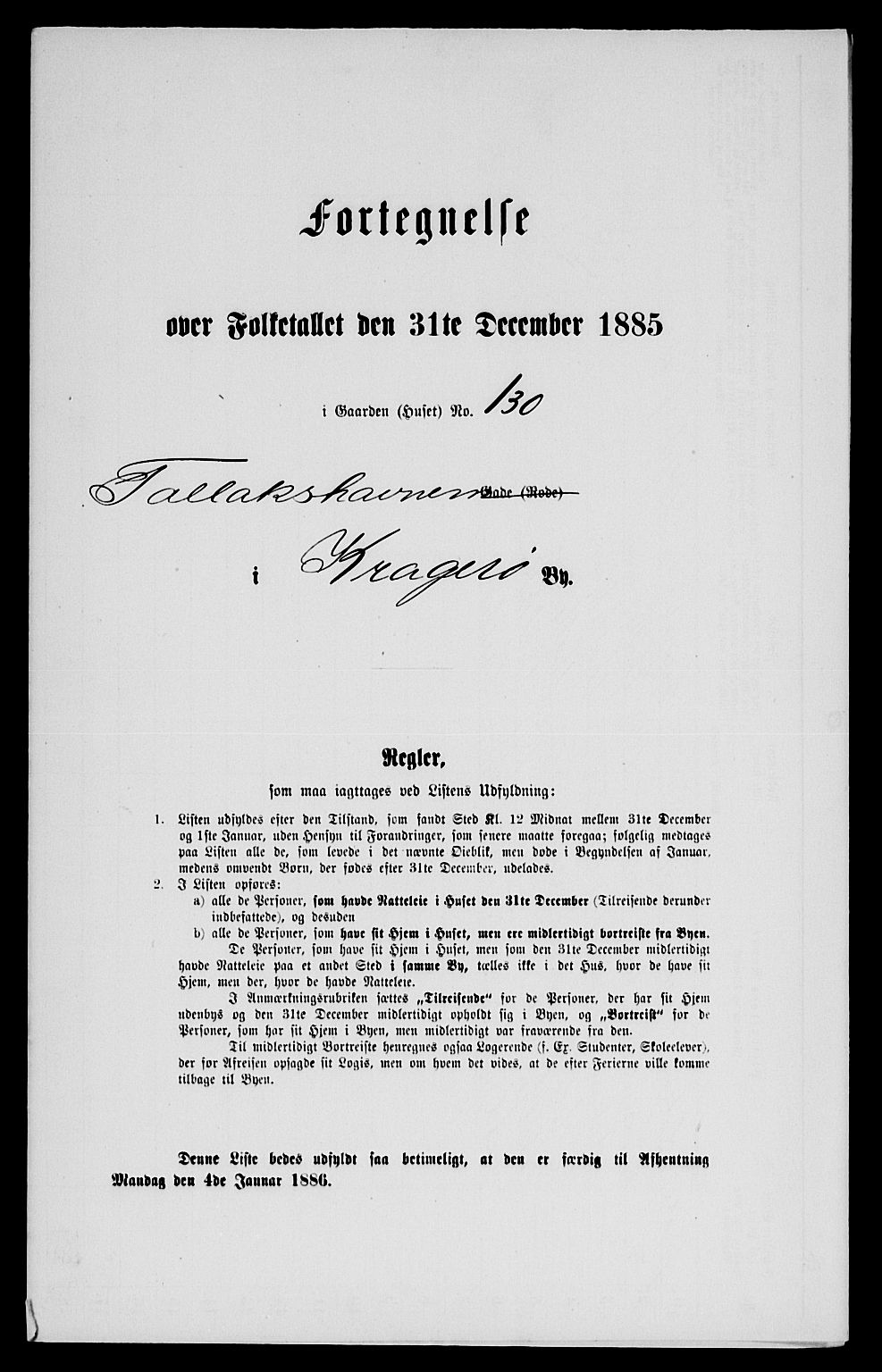 SAKO, Folketelling 1885 for 0801 Kragerø kjøpstad, 1885, s. 295