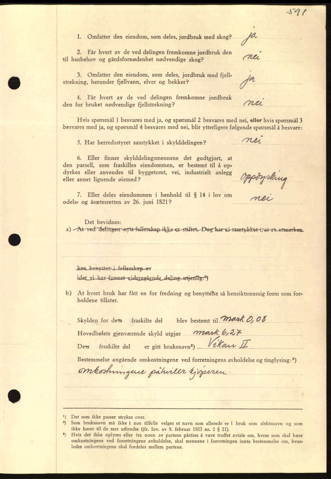 Nordmøre sorenskriveri, AV/SAT-A-4132/1/2/2Ca: Pantebok nr. A93, 1942-1942, Dagboknr: 2220/1942