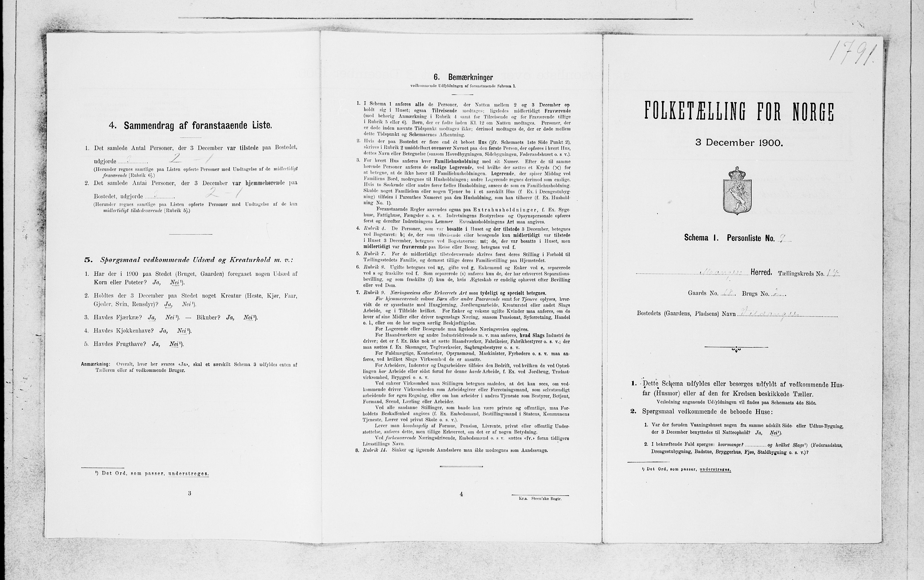 SAB, Folketelling 1900 for 1261 Manger herred, 1900, s. 1252