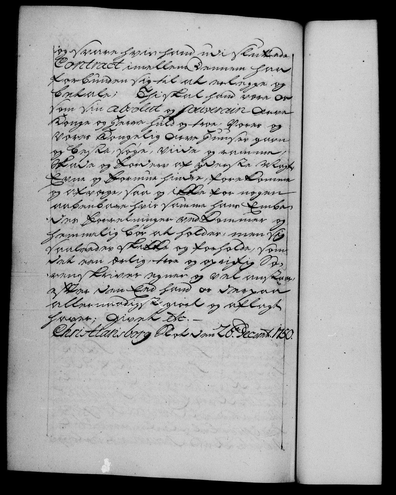 Danske Kanselli 1572-1799, RA/EA-3023/F/Fc/Fca/Fcaa/L0036: Norske registre, 1749-1750, s. 750b