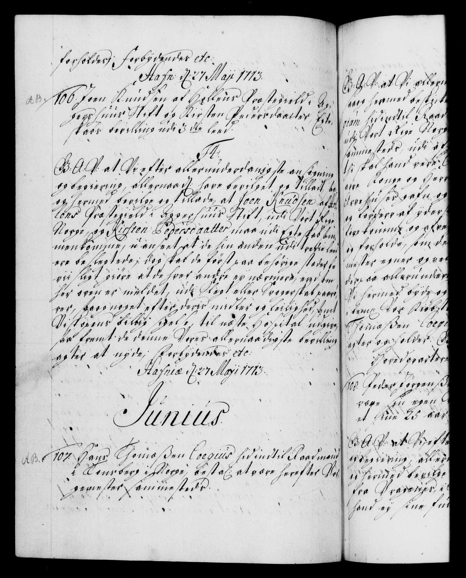 Danske Kanselli 1572-1799, RA/EA-3023/F/Fc/Fca/Fcaa/L0021: Norske registre, 1712-1715, s. 125b