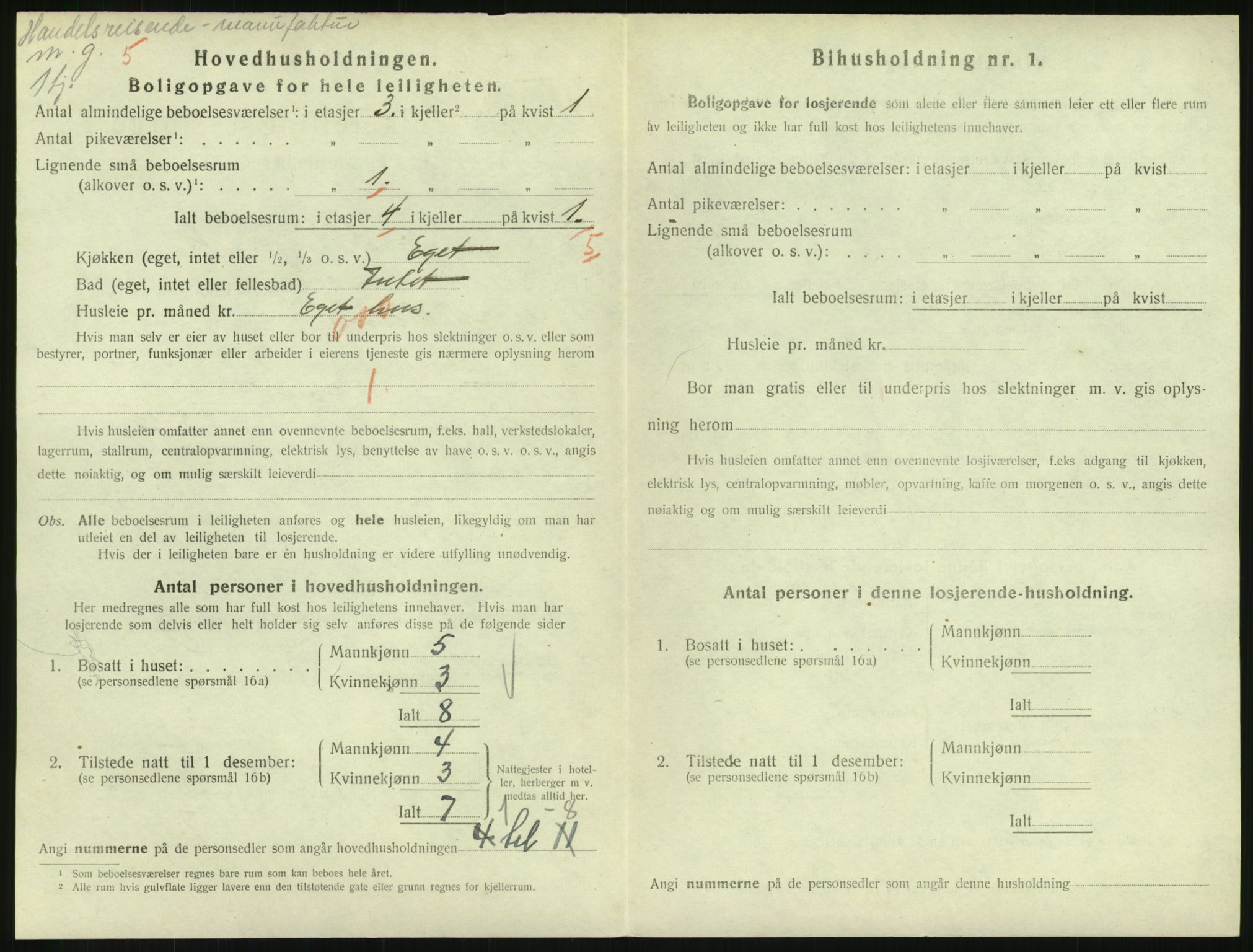 SAH, Folketelling 1920 for 0501 Lillehammer kjøpstad, 1920, s. 1529