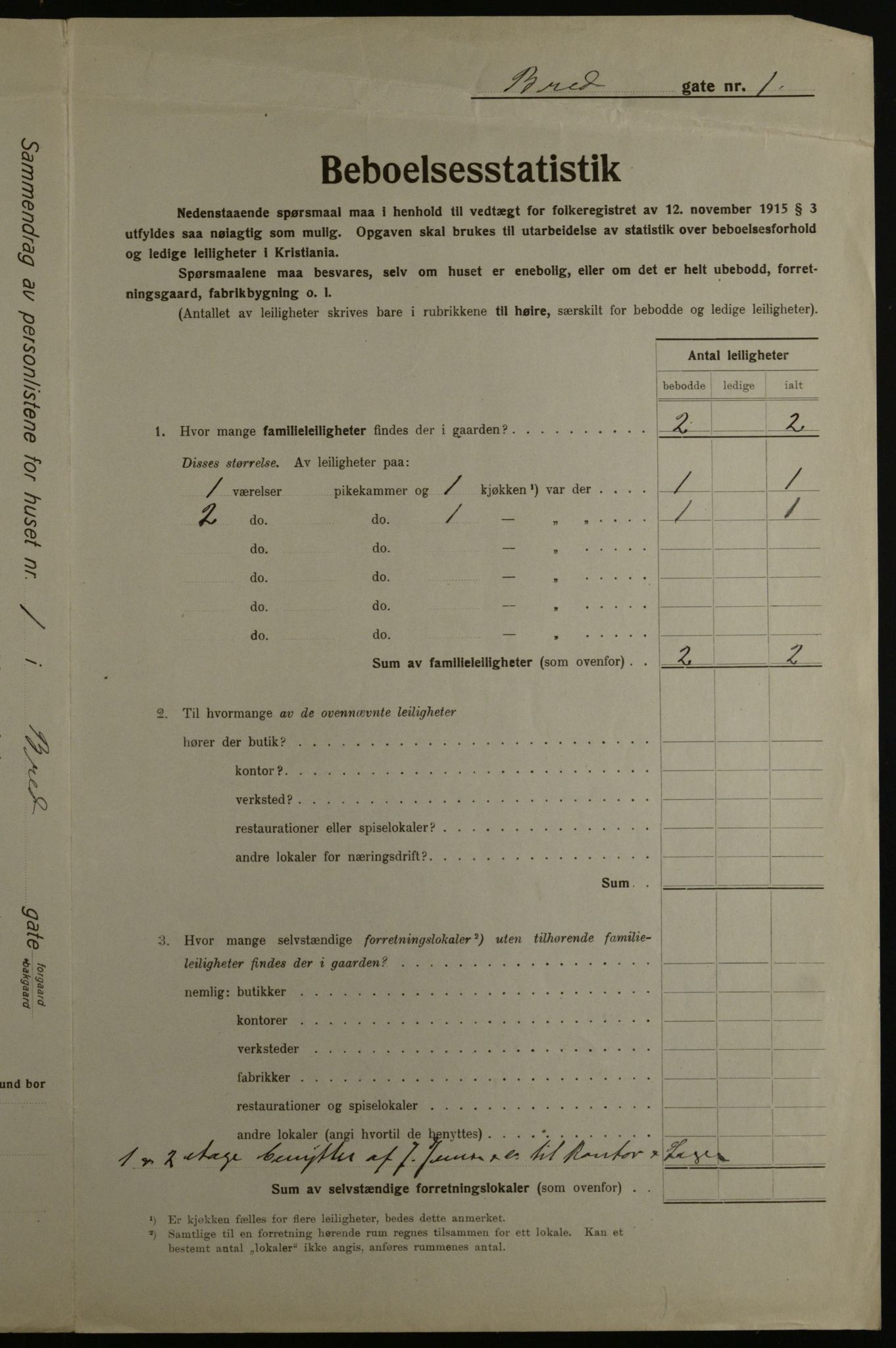 OBA, Kommunal folketelling 1.12.1923 for Kristiania, 1923, s. 9242